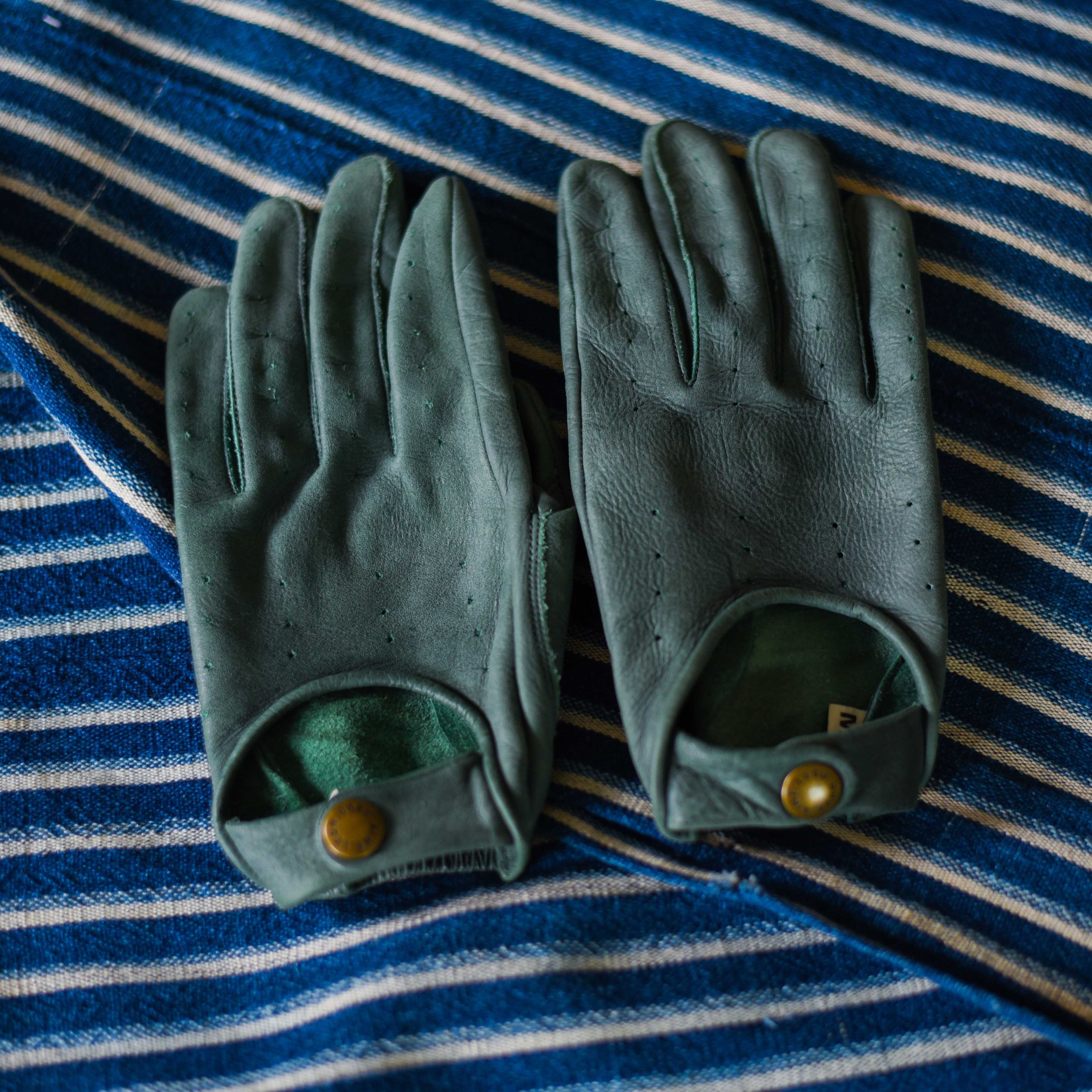 Aime Leon Dore Aime Leon Dore Driving Gloves M Medium British Racing Green Size ONE SIZE - 1 Thumbnail