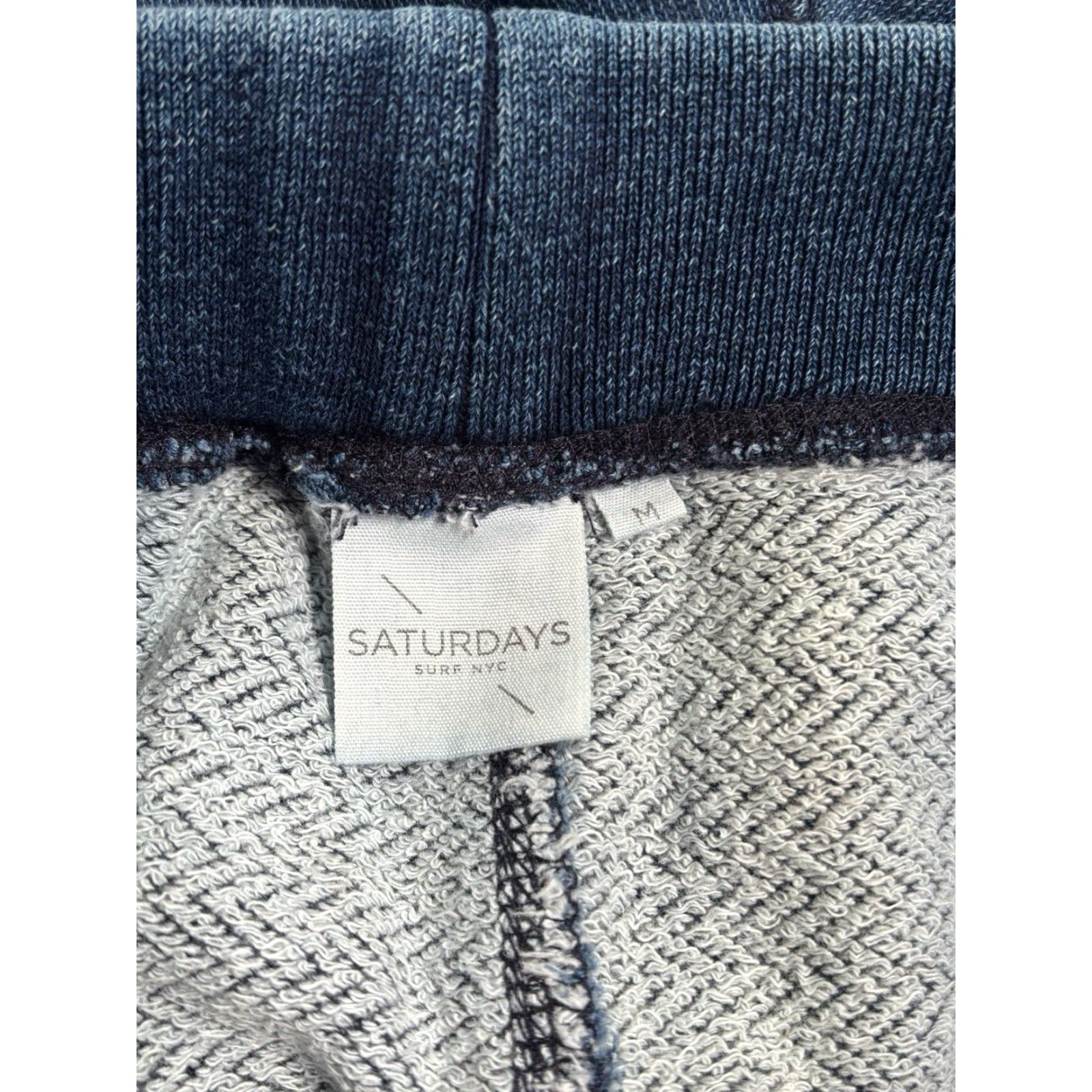 Saturdays NYC VINTAGE Saturdays NYC Sweatpants Sweatpants Men M Blue 2010s Athletic Drawstring Pocketed 100% Cotton Size US 31 - 5 Thumbnail
