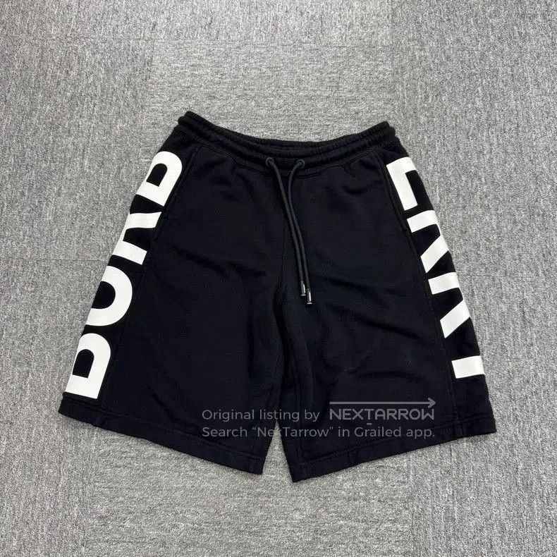 Burberry Burberry Letter Print Black Shorts. Size US 36 / EU 52 - 1 Thumbnail