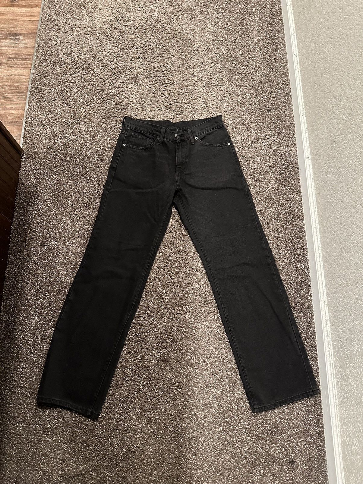 MNML × Vintage Black jeans straight leg Size US 32 / EU 48 - 1 Thumbnail