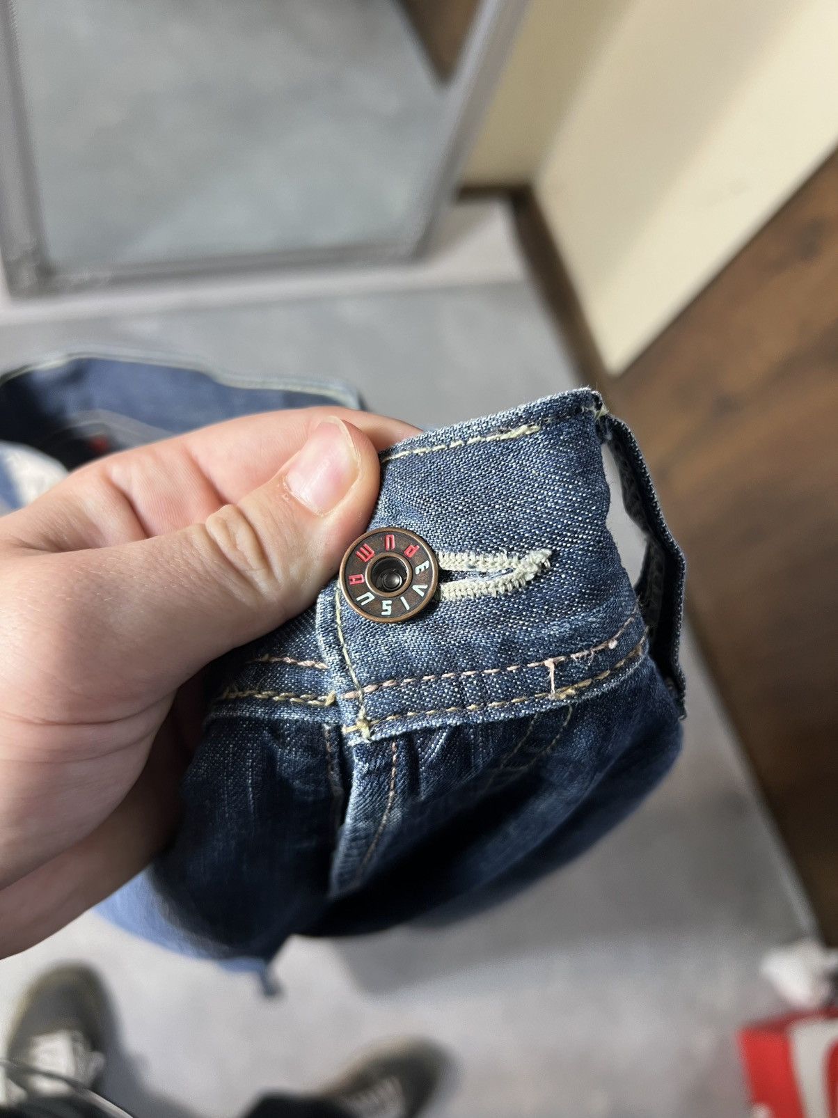 Evisu Vintage Evisu Puma Denim Jeans Y2K USA Size US 36 / EU 52 - 7 Thumbnail