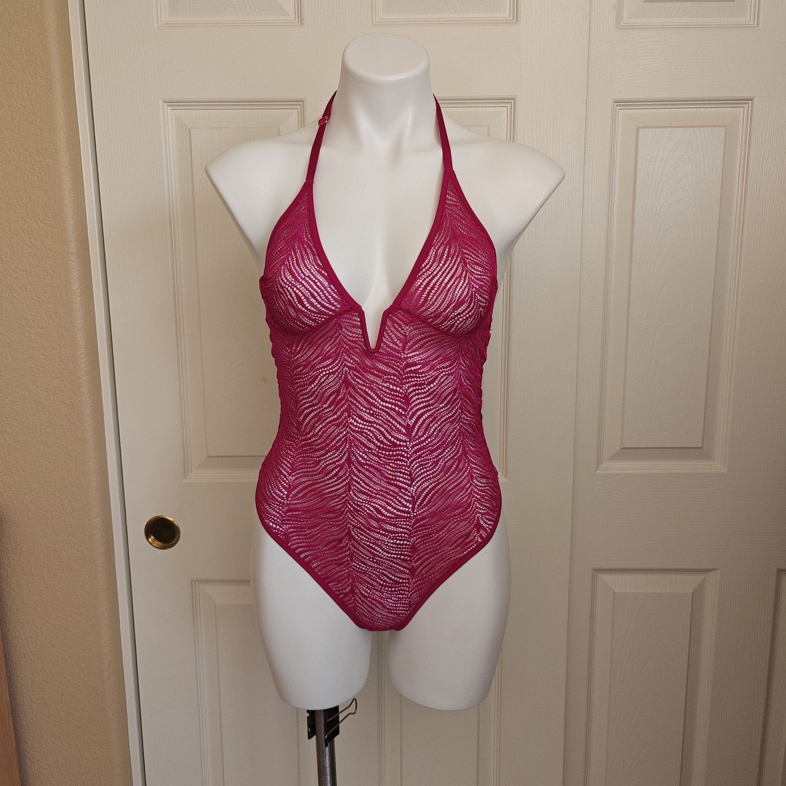 Victoria's Secret Victoria's Secret Lace Thong One Piece Zebra Teddy sz M Size M / US 6-8 / IT 42-44 - 1 Thumbnail