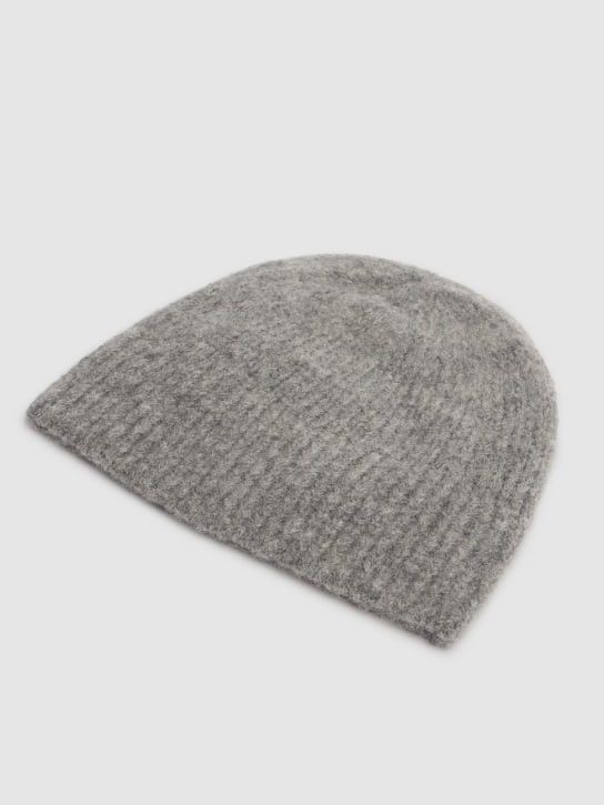 Dries Van Noten o1mle0226 Size: OS / Alpaca Blend Beanie / Cap in Gray Size ONE SIZE - 3 Thumbnail