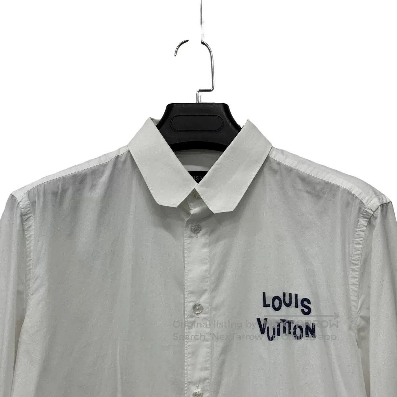 Louis Vuitton Louis Vuitton Embroidered Letter Shirt. Size US L / EU 52-54 / 3 - 2 Thumbnail