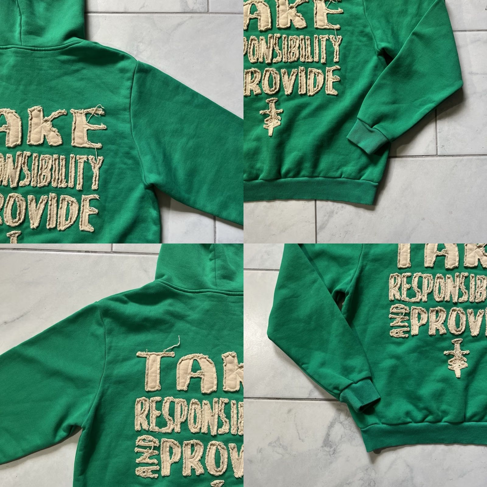 Vintage TRAP Hoodie Sweatshirt Small Men Pullover Green Logo Vintage: No Size US S / EU 44-46 / 1 - 9 Thumbnail