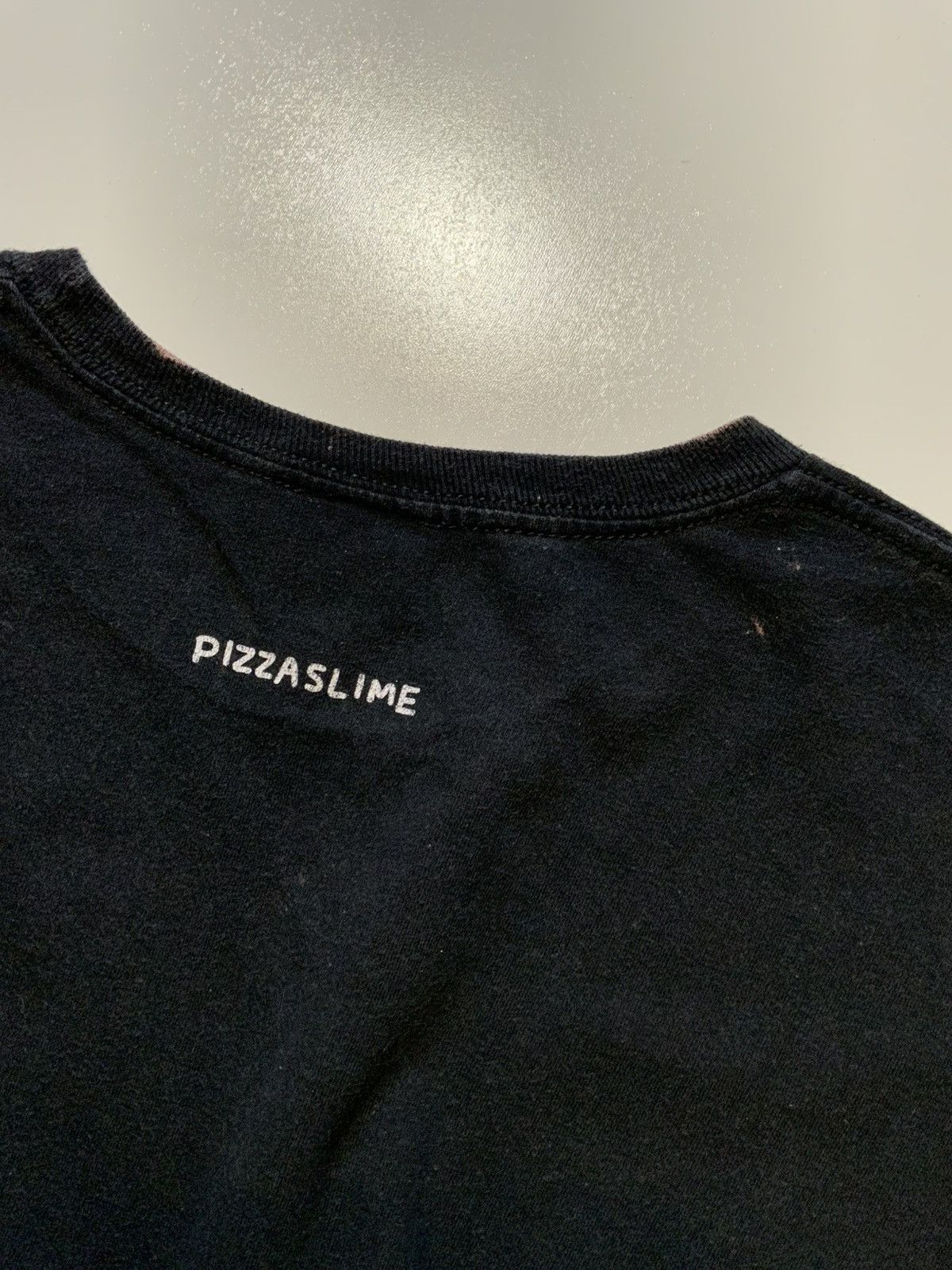 Pizza Slime Sold Out!! Pizza Slime Empty Box Logo Black S/S Crew T-shirt Size US XL / EU 56 / 4 - 11 Thumbnail