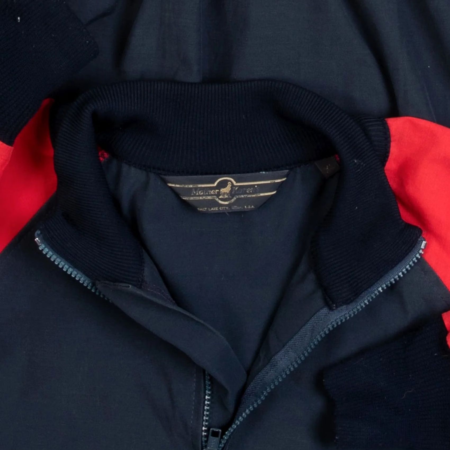 X-LARGE Vintage Men's 1980s Raglan Half Zip Jacket X-Large Navy Blue Windbreaker Jacket Size US XL / EU 56 / 4 - 5 Thumbnail