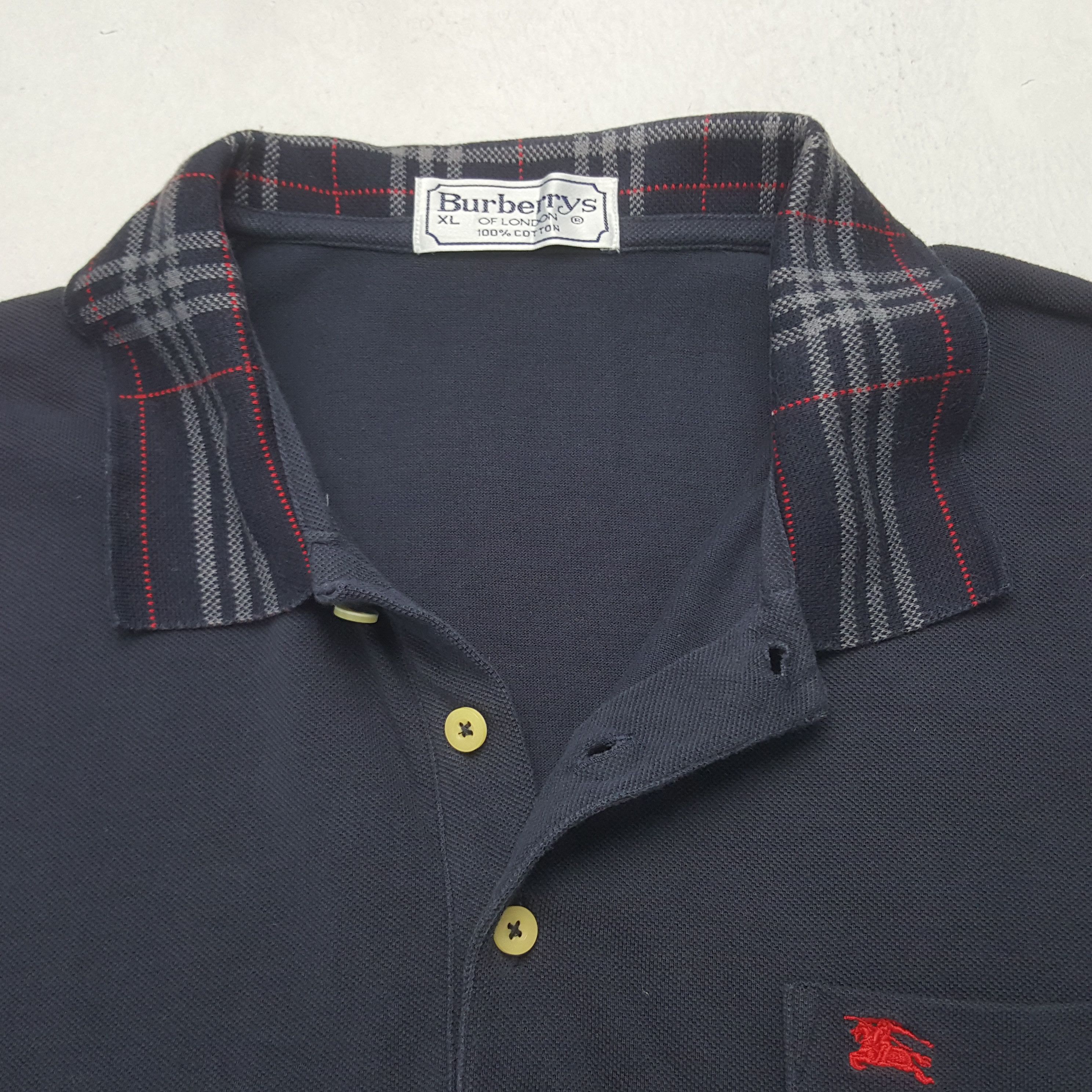 Burberry Vintage Burberrys Italian Brand Polos RR13 Size US L / EU 52-54 / 3 - 4 Thumbnail