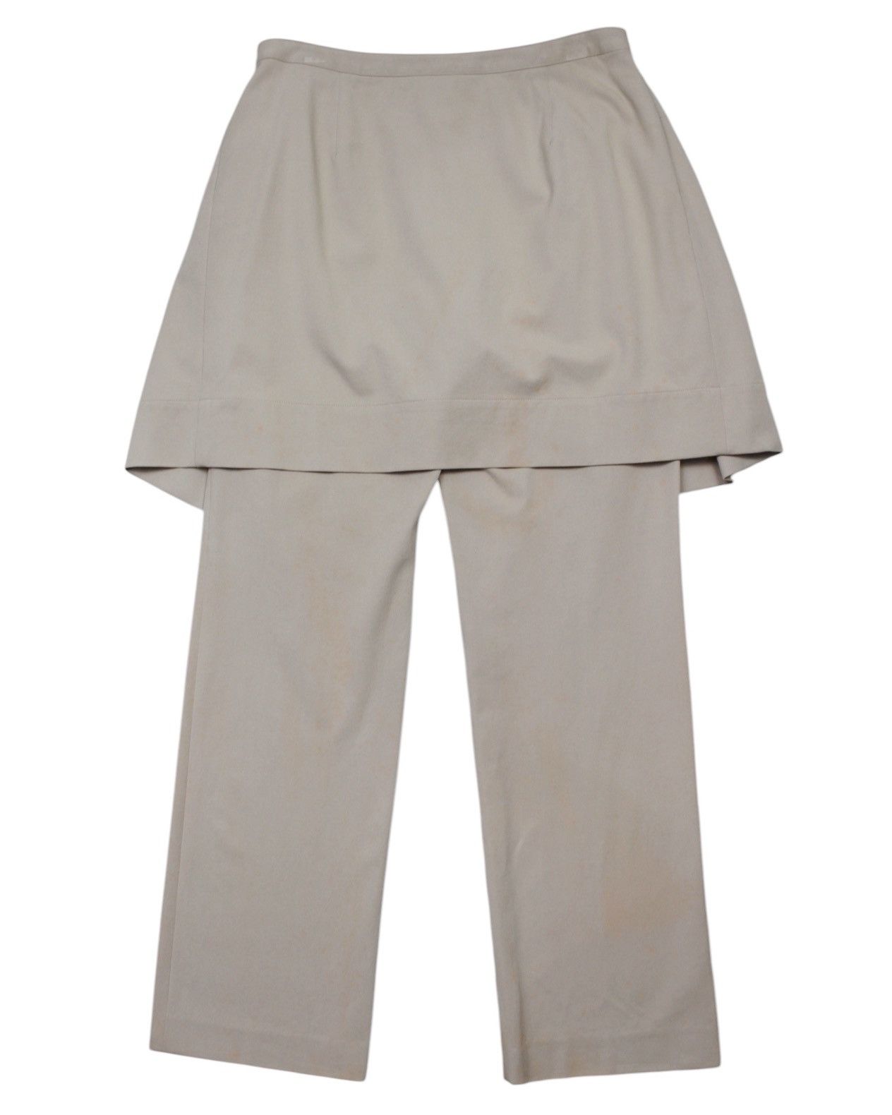 Issey Miyake AW2014 ISSEY MIYAKE WRAP-OVER STRUCTURED HYBRID SKIRT-PANTS Size 29" - 2 Thumbnail