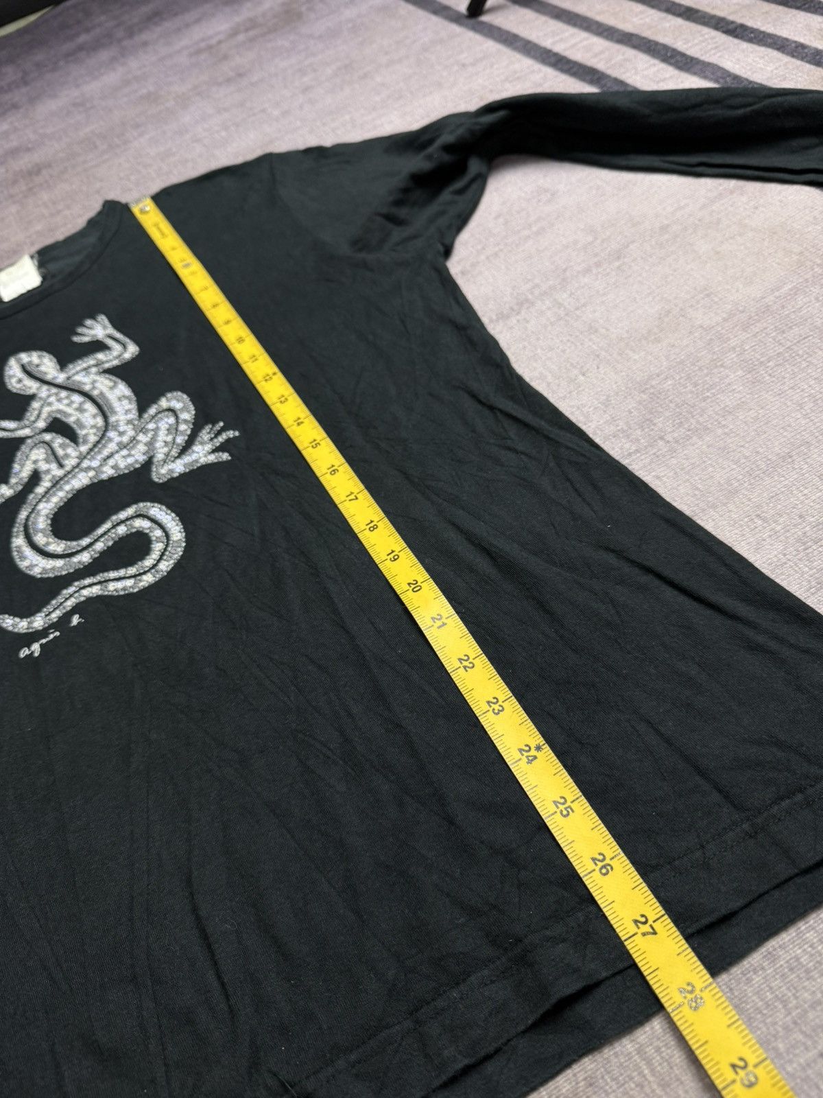 agnes b. AGNES.B LIZARD BIG LOGO LONG SLEEVE Size US XL / EU 56 / 4 - 8 Thumbnail
