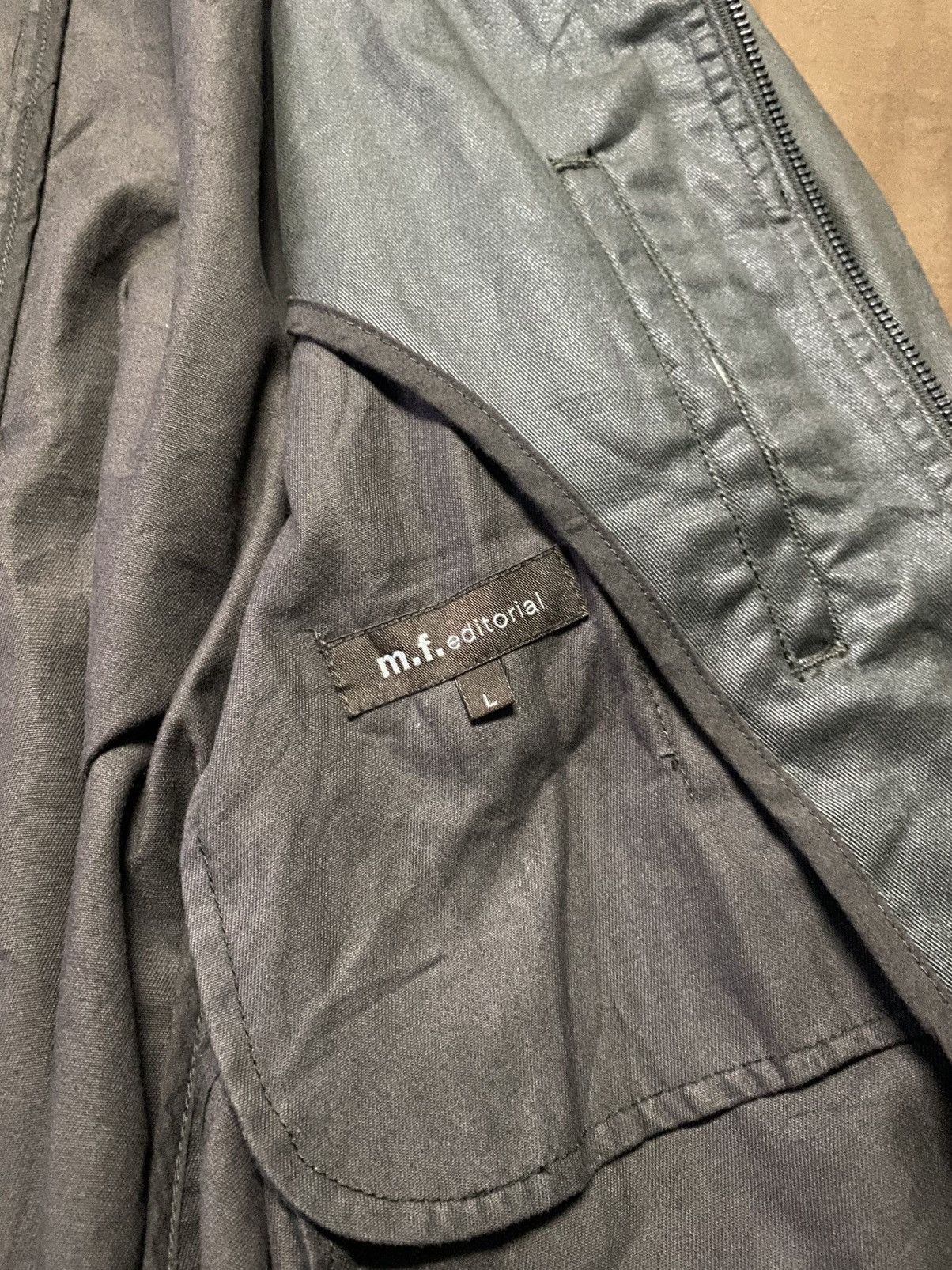 Japanese Brand M.F. Editorial Black Bikers Jacket Size US L / EU 52-54 / 3 - 7 Thumbnail