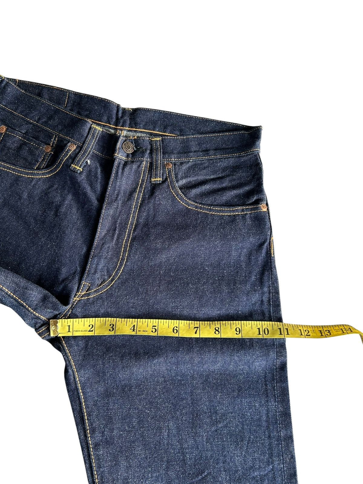 Kapital VINTAGE BIGSTONE HALF SELVEDGE DENIM JEANS Size US 30 / EU 46 - 13 Thumbnail