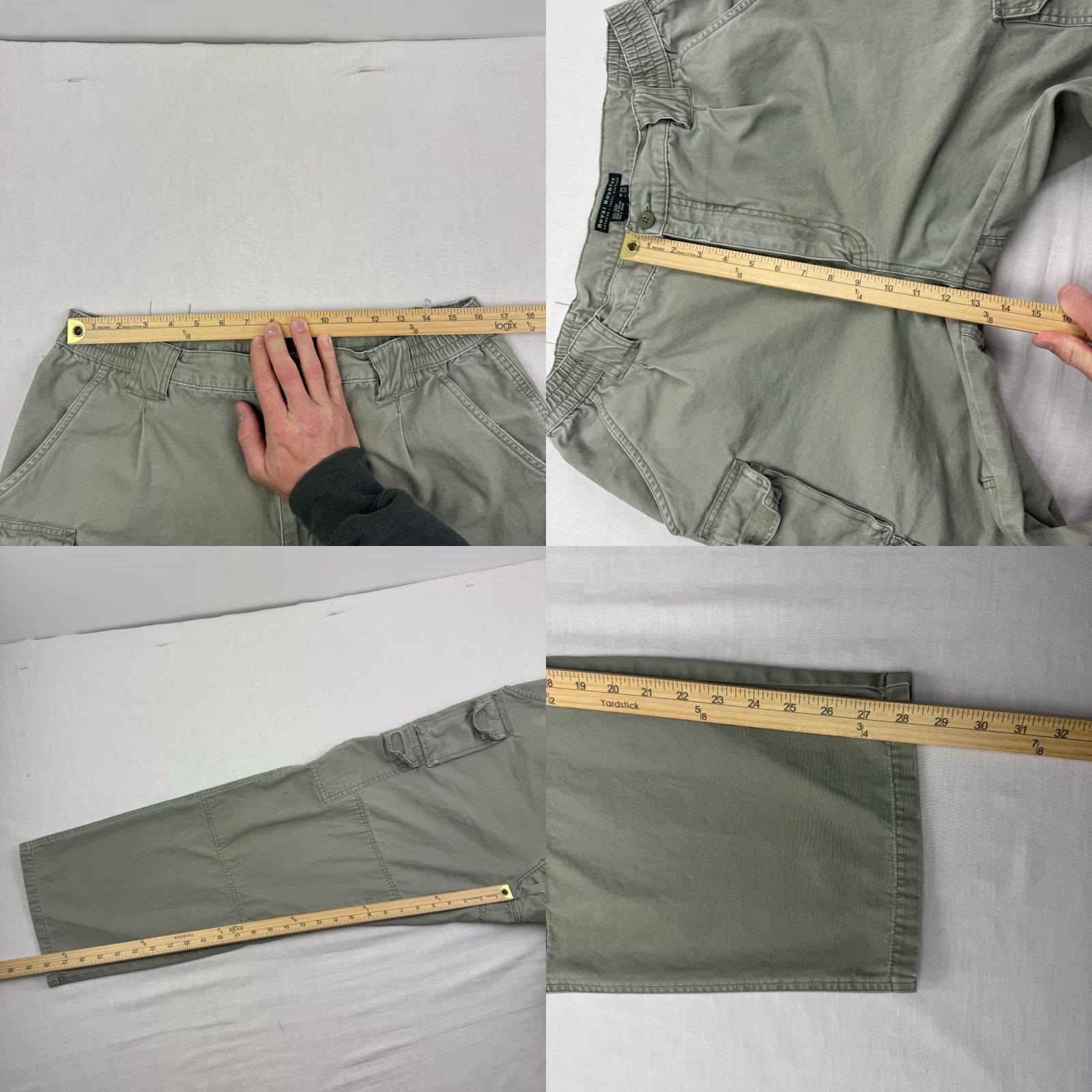 Royal Robbins VINTAGE Royal Robbins Cargo Pants Men 36 Regular Beige Cotton 90s Outdoor Safari Travel Cargo Men Size US 36 / EU 52 - 8 Thumbnail