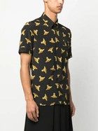 Vivienne Westwood o1y0525 Patterned Shirt in Black/Yellow Size US M / EU 48-50 / 2 - 3 Thumbnail