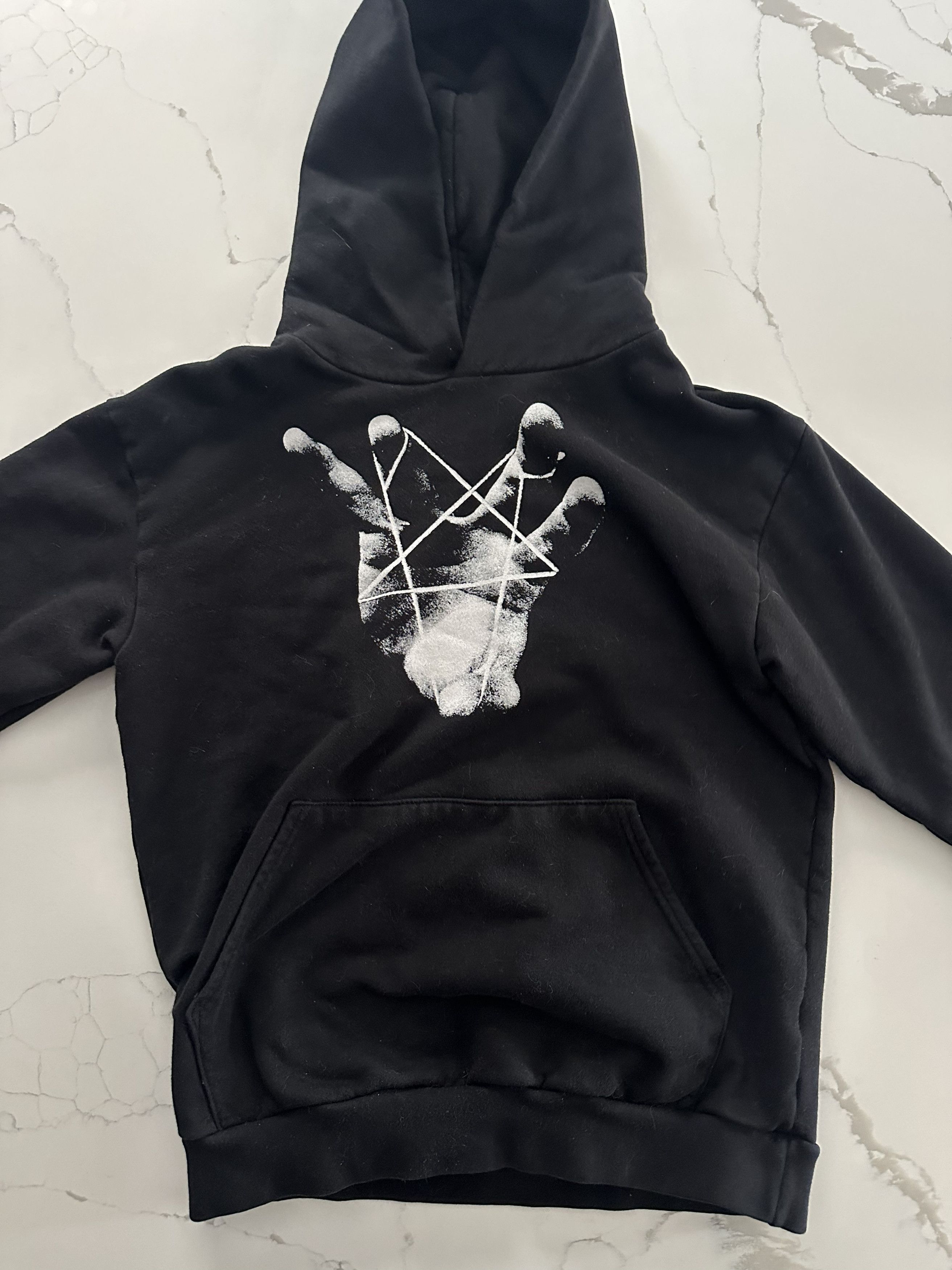 Whole Lotta Red Hand Pentagram Hoodie
