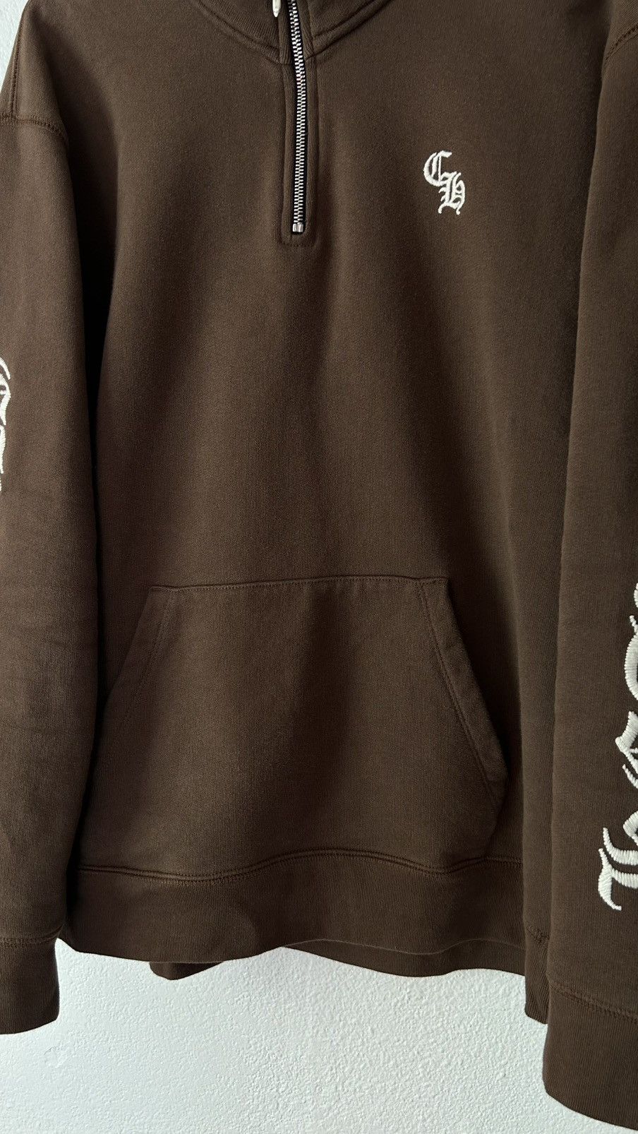Chrome Hearts Chrome Hearts Brown Quarter Zip Size US XL / EU 56 / 4 - 6 Thumbnail
