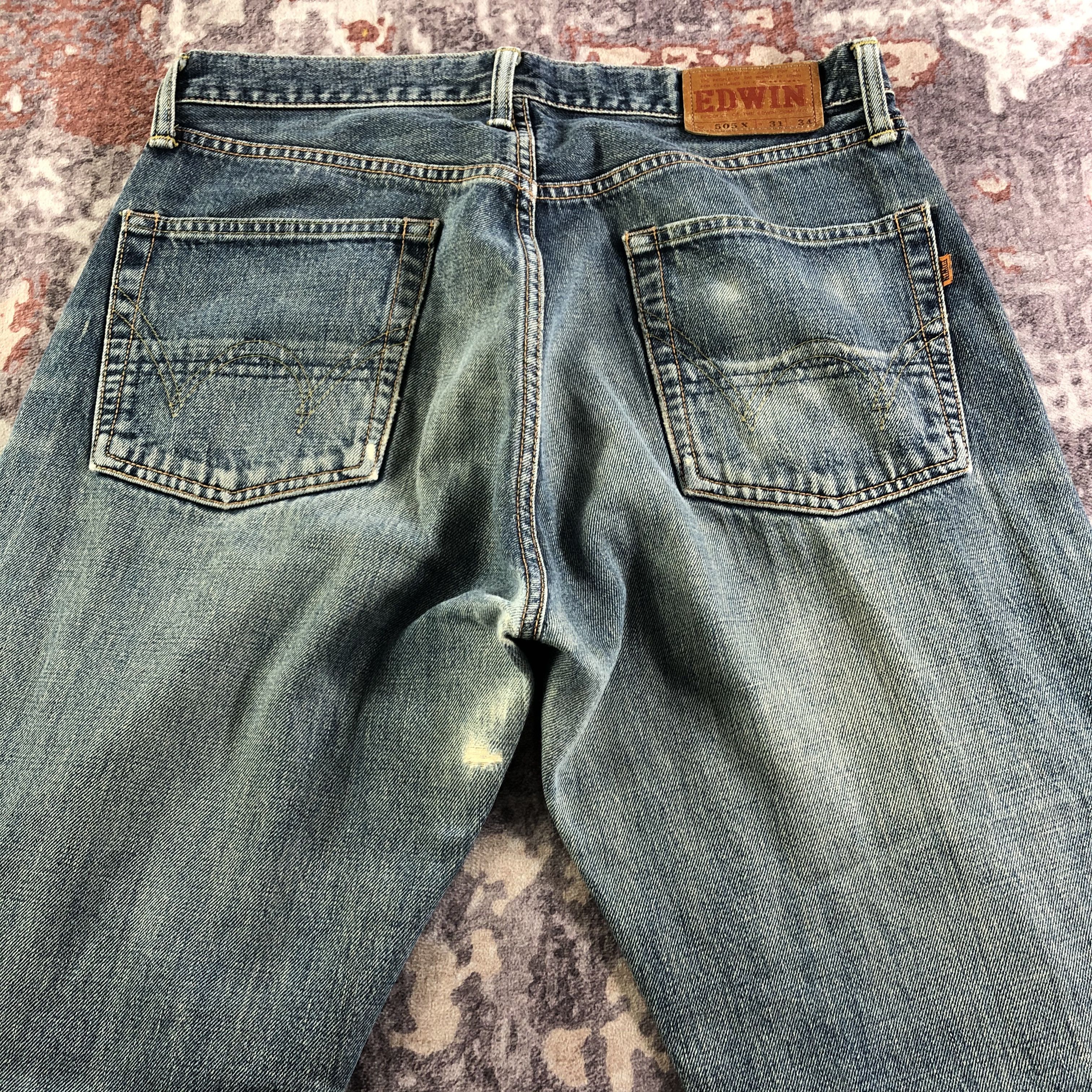 Edwin Vintage Edwin 505 Selvedge Jeans-JM3539 Size US 32 / EU 48 - 4 Thumbnail