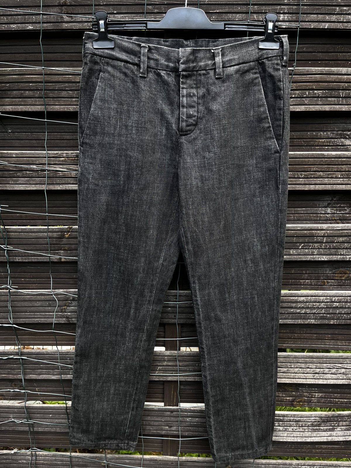 Prada 🔴 PRADA 2012 BLACK TAB LUXURY DENIM STREETWEAR Y2K JEANS Size US 29 - 3 Thumbnail