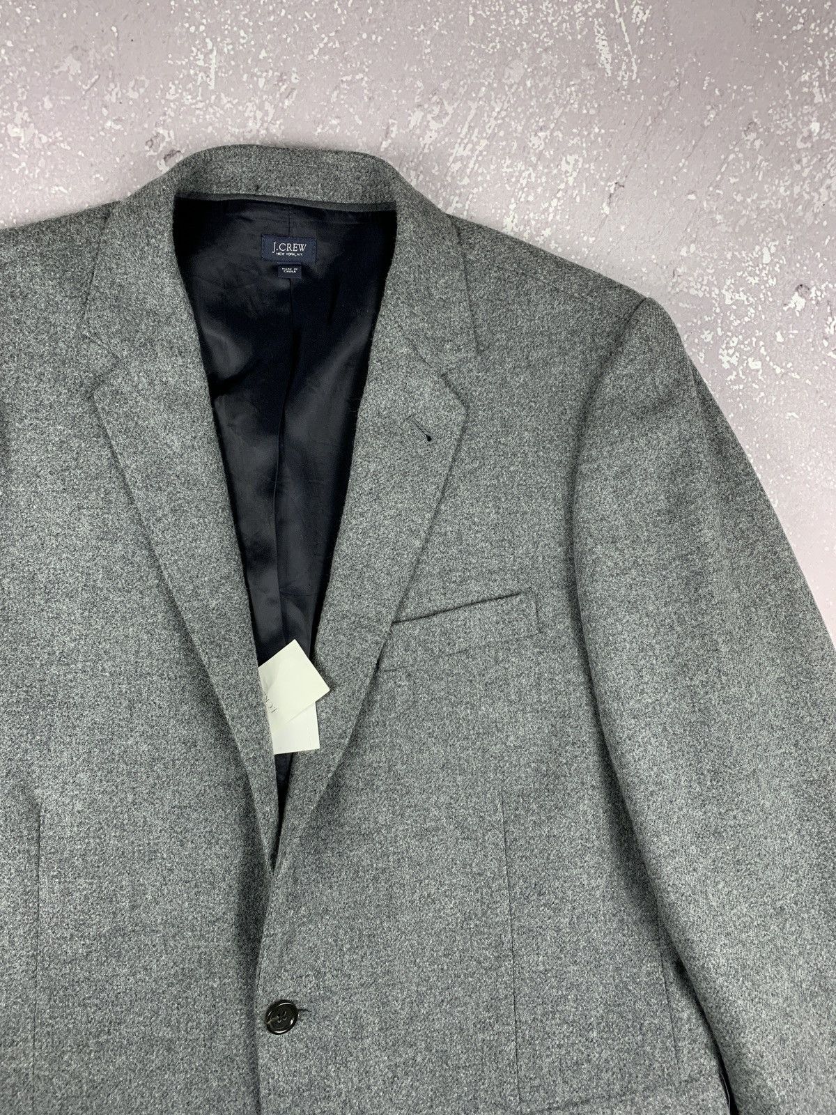 J.Crew J Crew Ludlow Moon Fabrics Yorkshire Tweed Blazer Jacket Size 44L - 2 Thumbnail