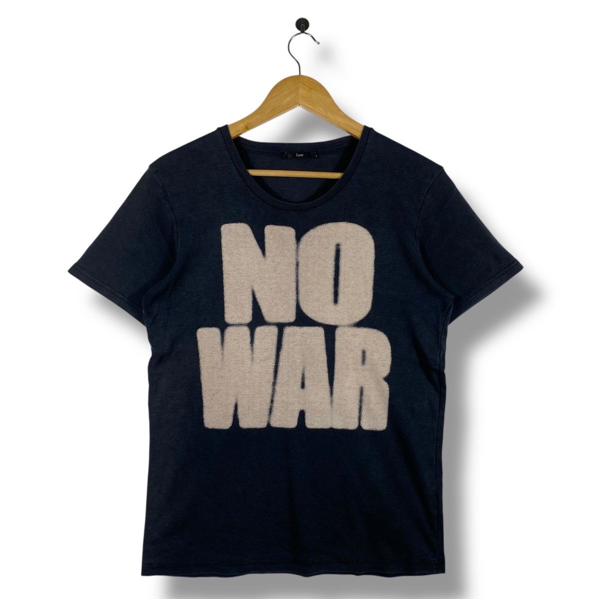 Japanese Brand Japanese Brand Lucy NO WAR Graphic Tee Shirt Medium Size Size US M / EU 48-50 / 2 - 1 Thumbnail