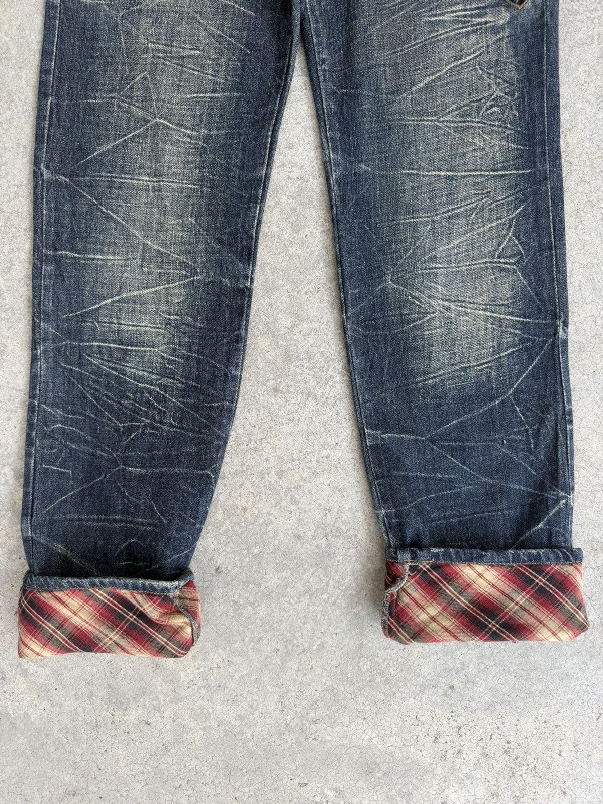 Hysteric Glamour Japanese Nylaus Double Waist Distressed Jeans Size US 32 / EU 48 - 13 Thumbnail