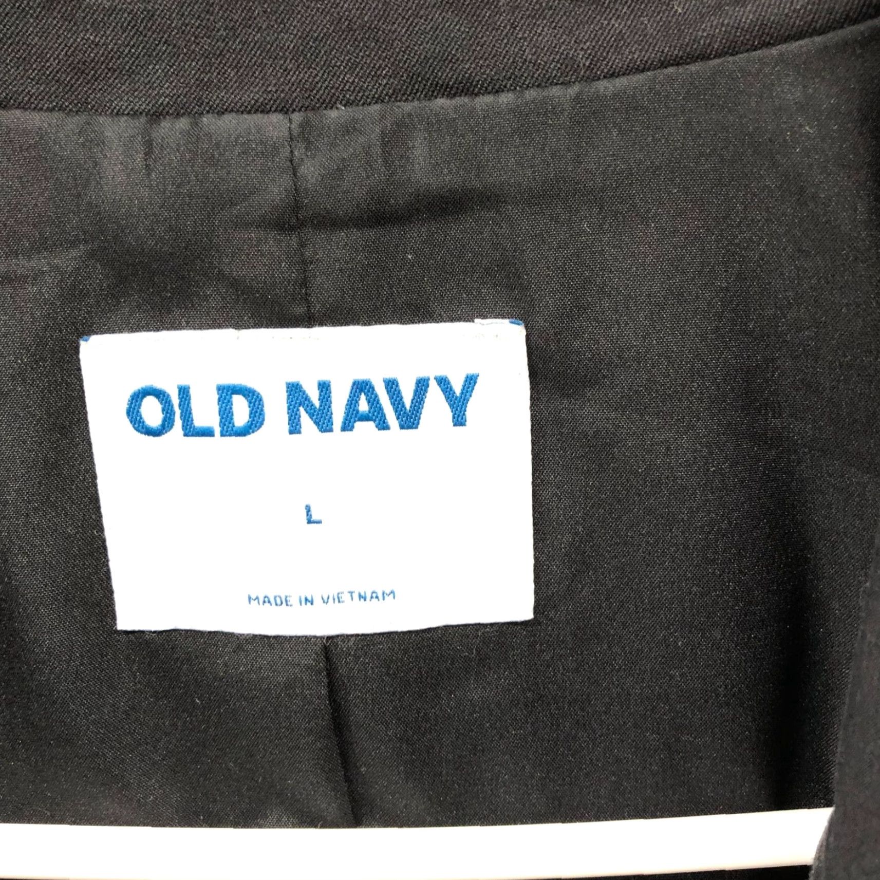 Old Navy Old Navy Blazer Womens L One-Button Stretch Cotton Black Career Workwear Jacket Size L / US 10 / IT 46 - 5 Thumbnail