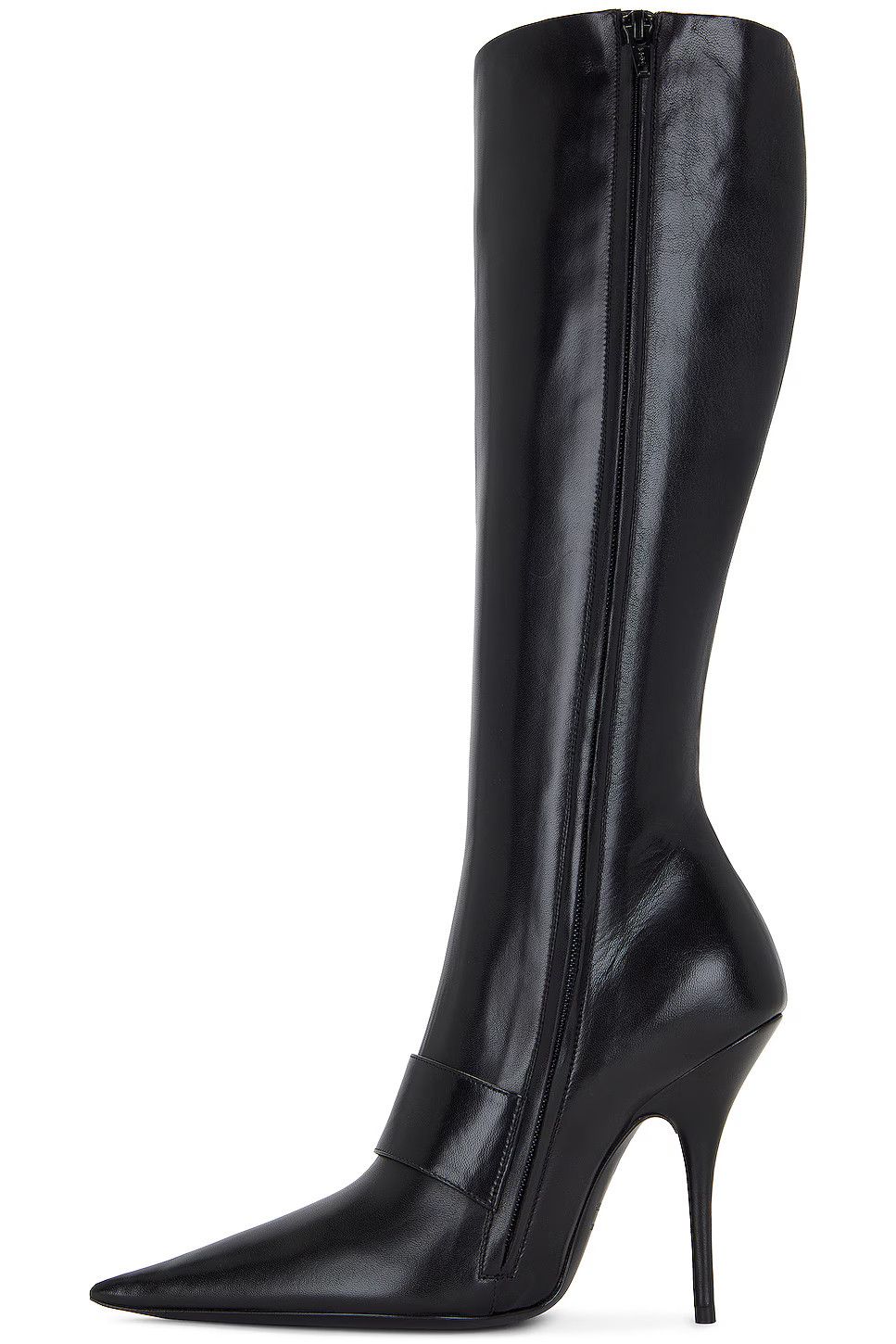 Balenciaga o1srvl11e0426 Knife Belt Boots in Black Size US 7 / IT 37 - 5 Thumbnail