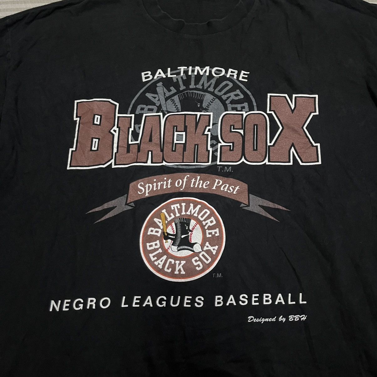 MLB Vintage 90s Baltimore Black Sox Negro Leagues Baseball Tee Size US XXL / EU 58 / 5 - 3 Thumbnail