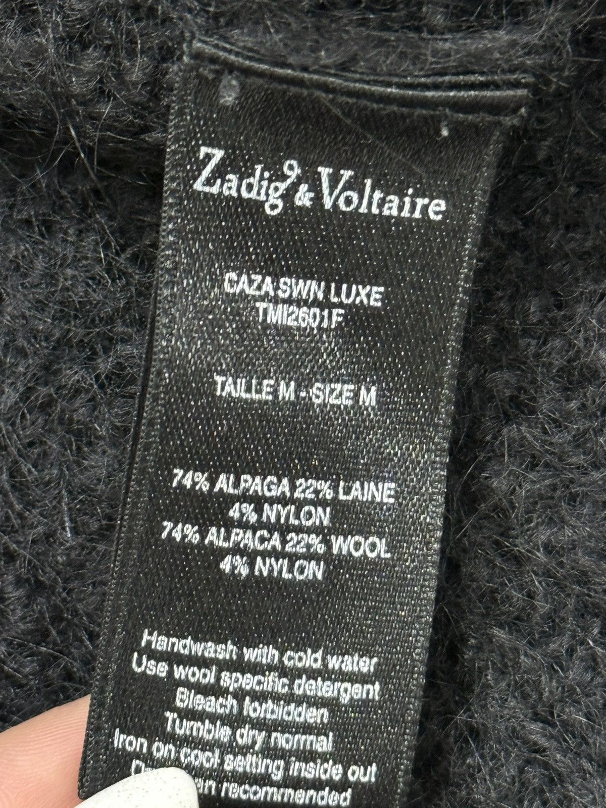 Zadig & Voltaire Sweater jumper zadig&voltaireluxe alpaca wool mixed comfy Size M / US 6-8 / IT 42-44 - 7 Thumbnail