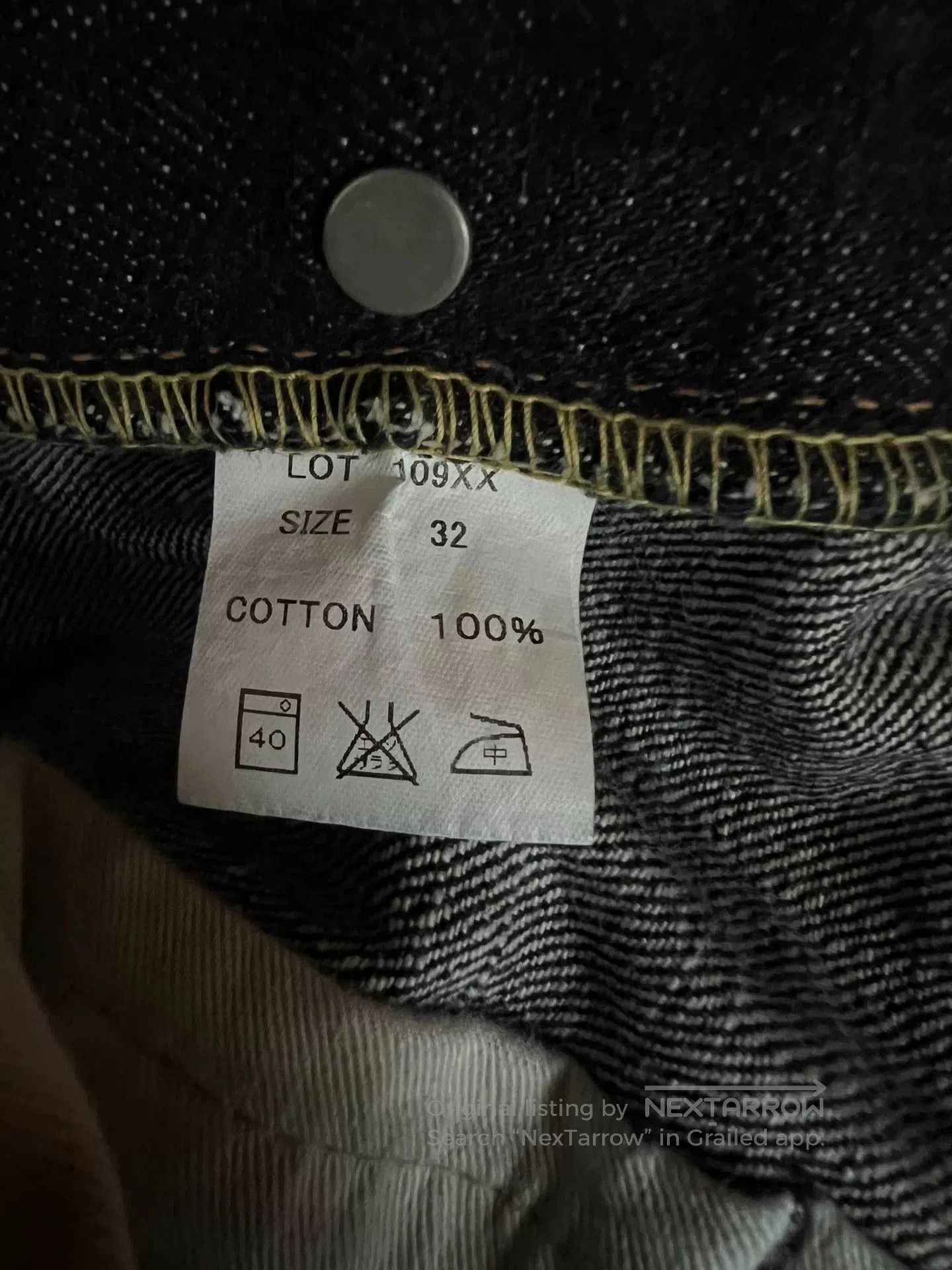 RRL Ralph Lauren FullCount 1109xx Red Ear Denim Pants. Size US 32 / EU 48 - 8 Thumbnail