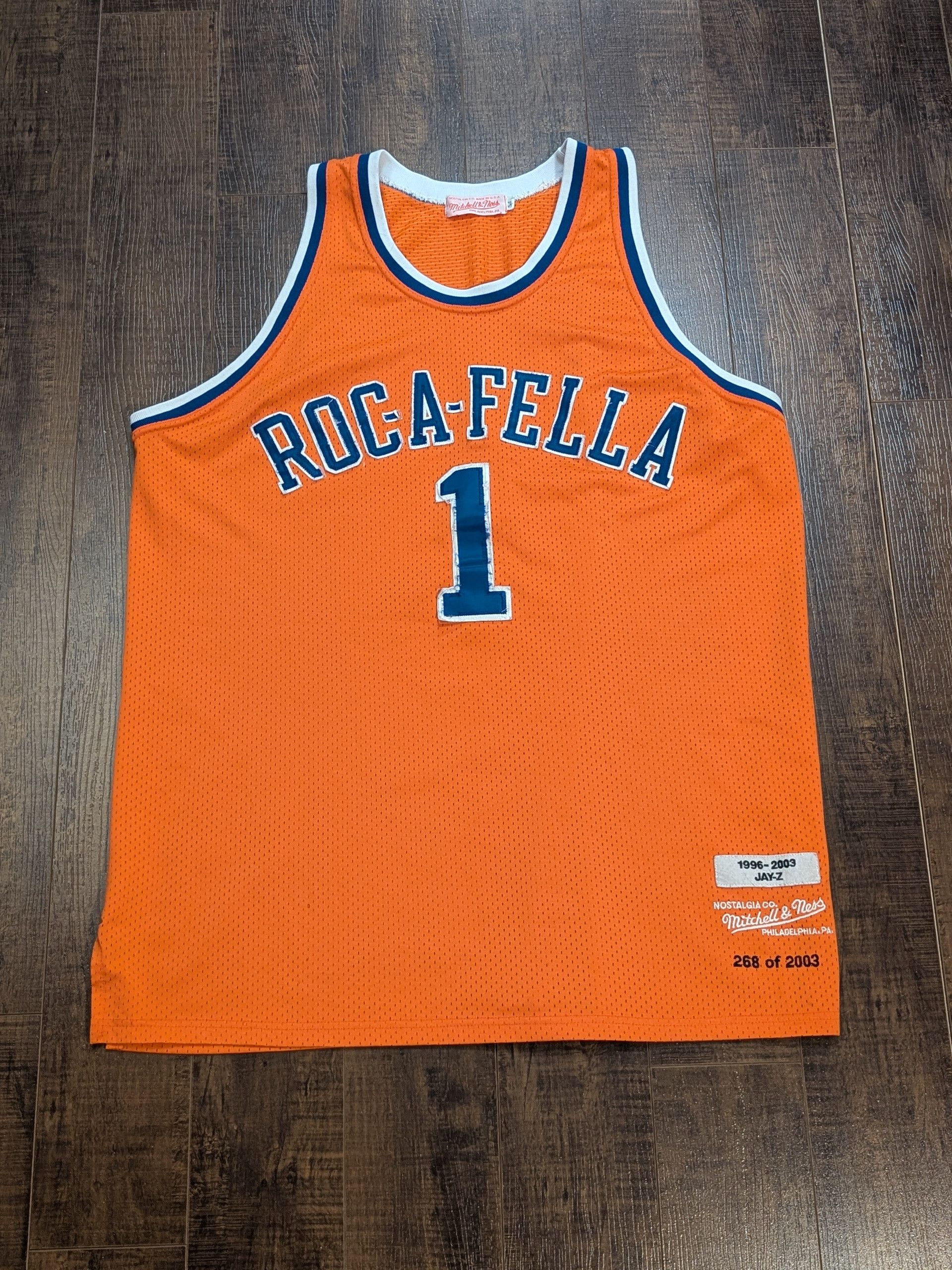 Mitchell & Ness JAY-Z ROC-A-FELLA NY XL 【公式通販】