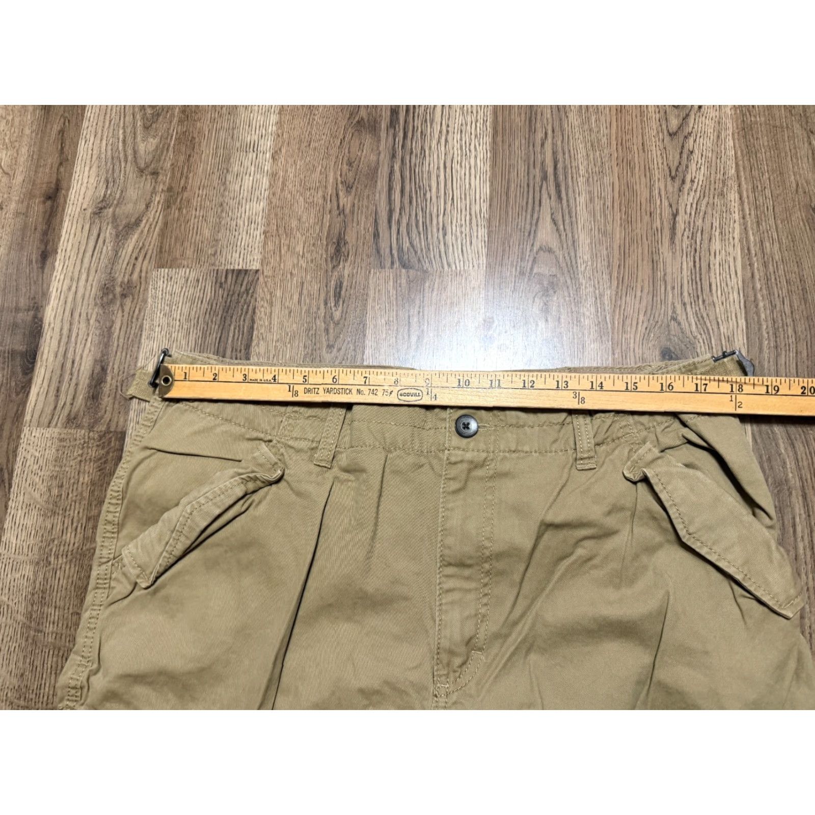 Old Navy Old Navy Pants Men's 36x32 Khaki Brown Side Pockets Straight Leg Naut? Size US 36 / EU 52 - 7 Thumbnail