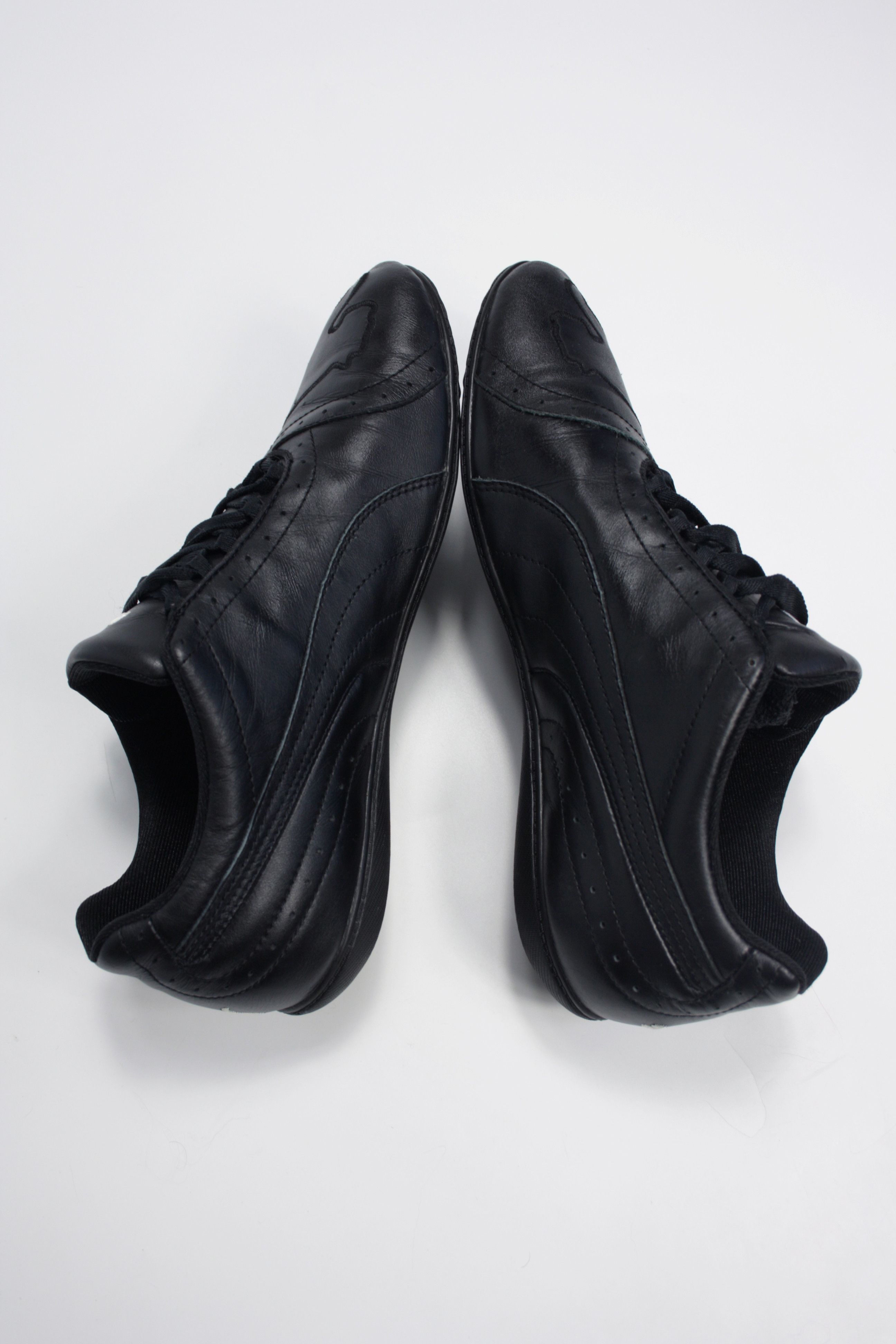 Japanese Brand Puma 2000s Vintage Glitter Strip Leather Sneaker Shoes Y2K Size US 7.5 / IT 37.5 - 6 Thumbnail