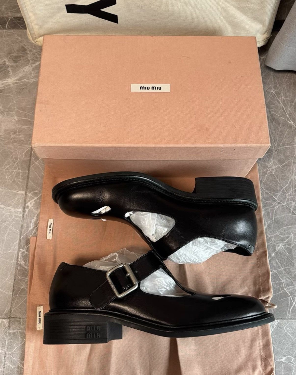 Miu Miu MiuMiu Runway T-strap Mary Jane Shoes K6 Size US 8.5 / IT 38.5 - 7 Thumbnail