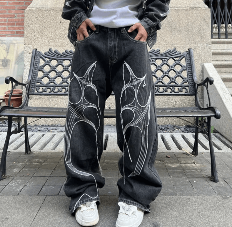 Japanese Brand Cyber Y2K Streetwear Jeans Size US 32 / EU 48 - 1 Thumbnail