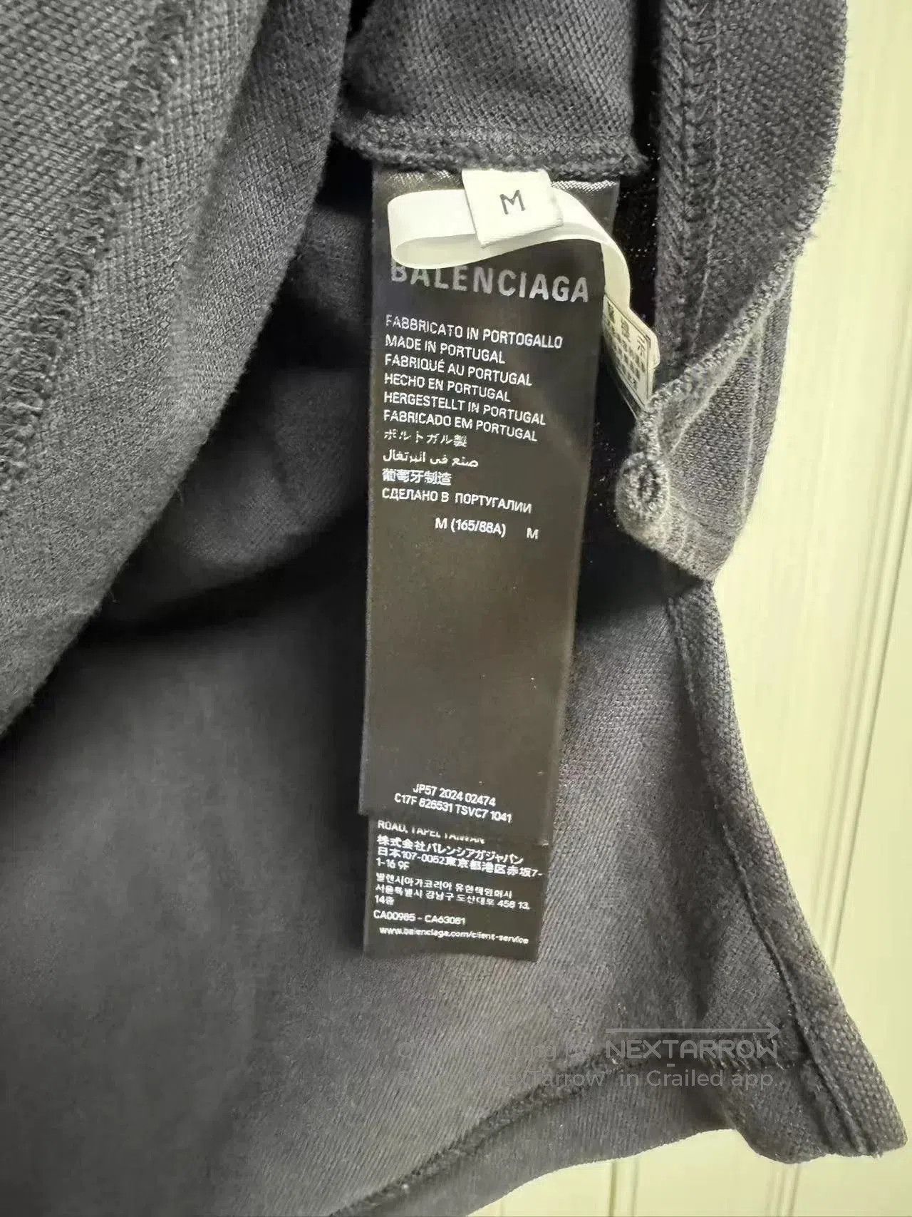 Balenciaga Balenciaga Black Wheat Embroidery Polo. Size US M / EU 48-50 / 2 - 4 Thumbnail