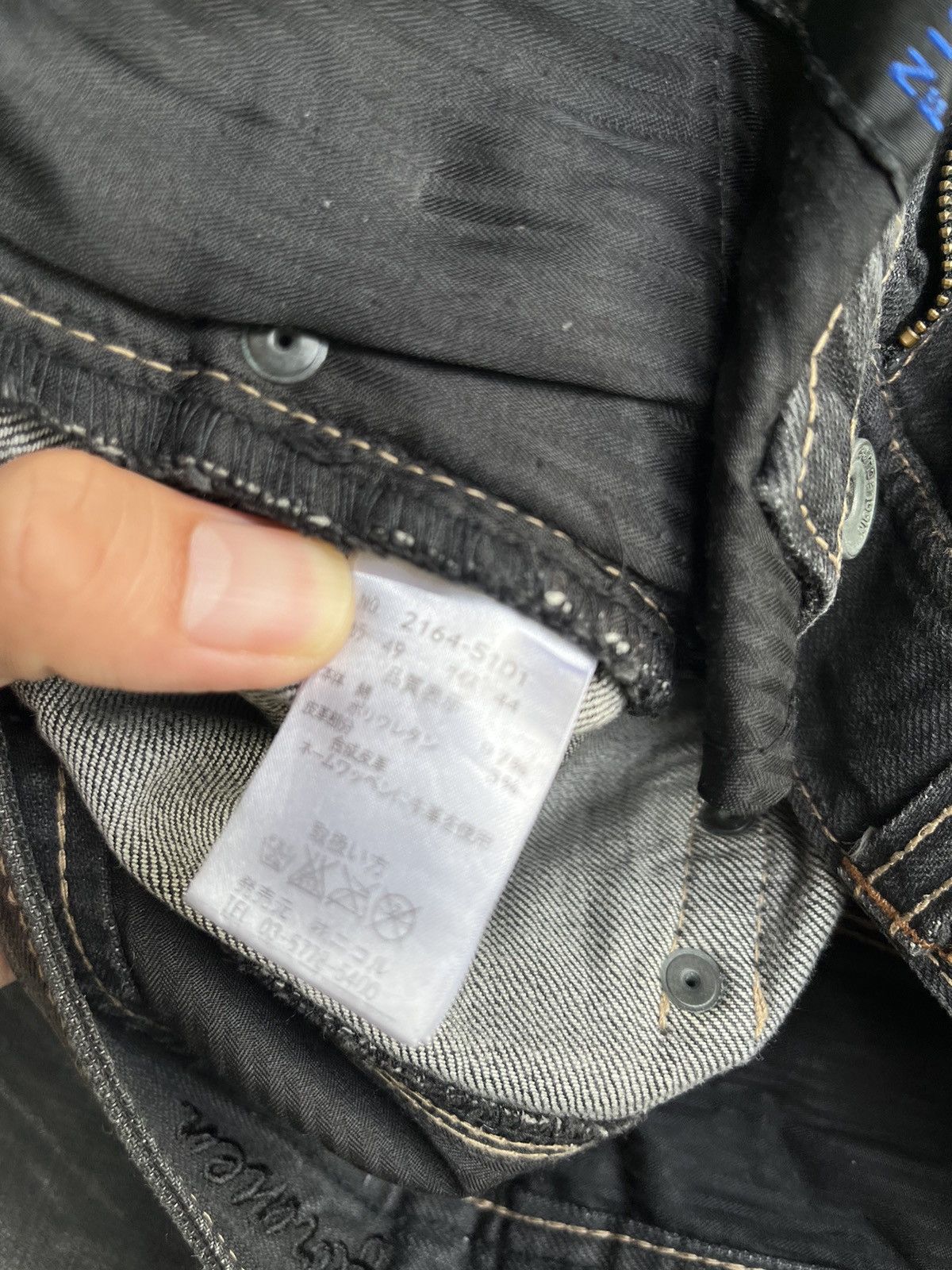 Japanese Brand × Vintage Nicole Club For Men zipper pocket denim pants Size US 32 / EU 48 - 10 Thumbnail