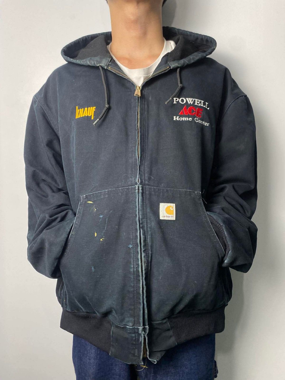 Carhartt Vintage Black Carhartt Canvas Duck Active Jacket Size US XXL / EU 58 / 5 - 2 Thumbnail