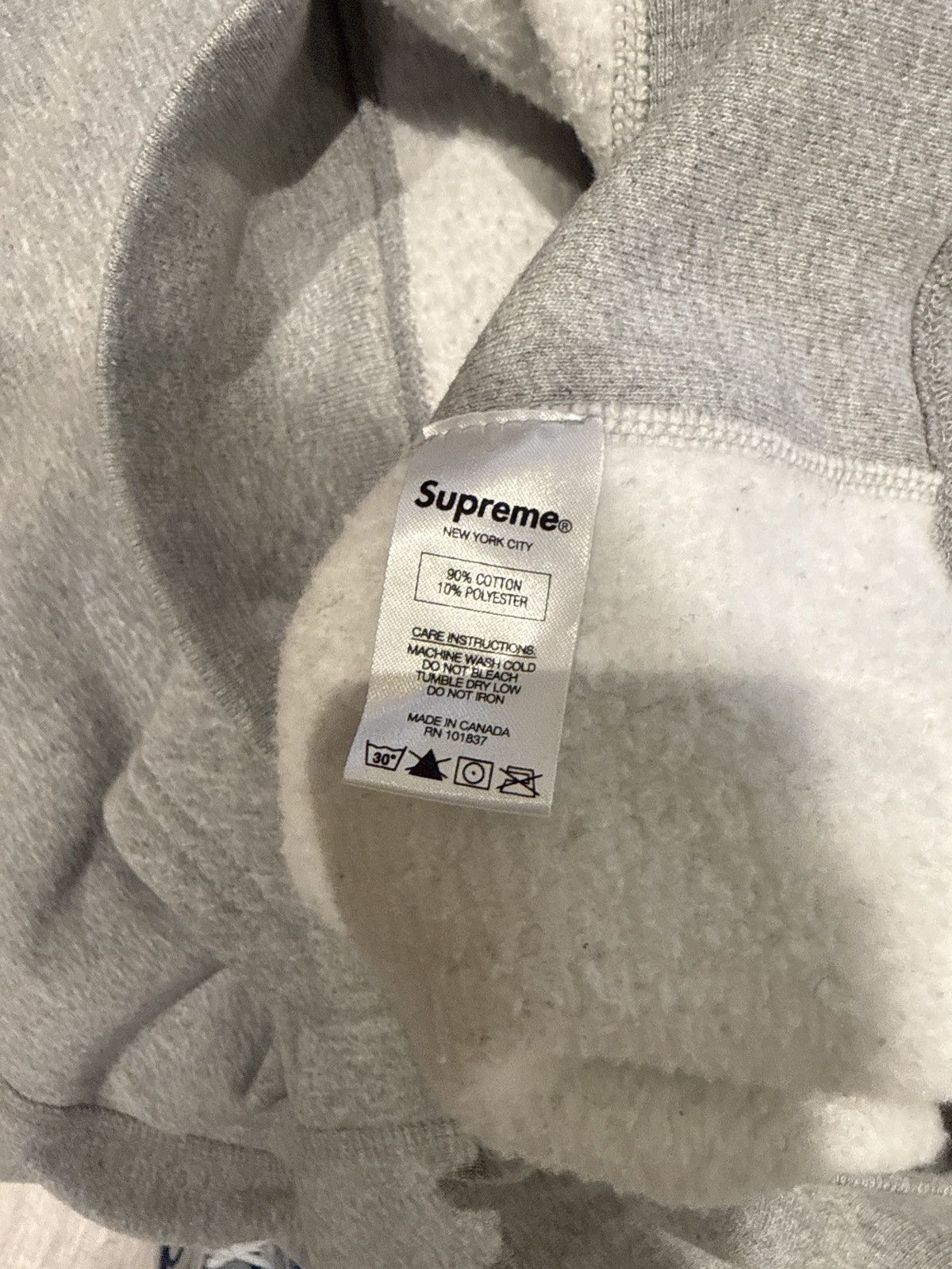 Supreme Supreme Glitter Arc Hoodie Grey Size US XL / EU 56 / 4 - 6 Thumbnail