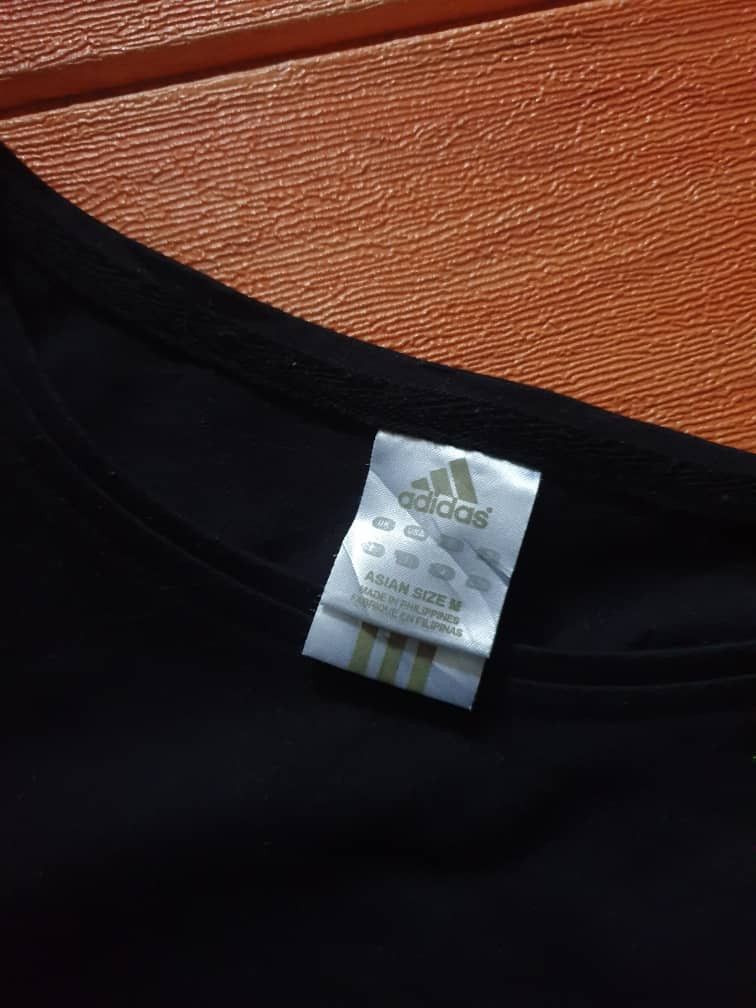 Adidas Adidas black colour embroidered logo shirt Size S / US 4 / IT 40 - 2 Thumbnail