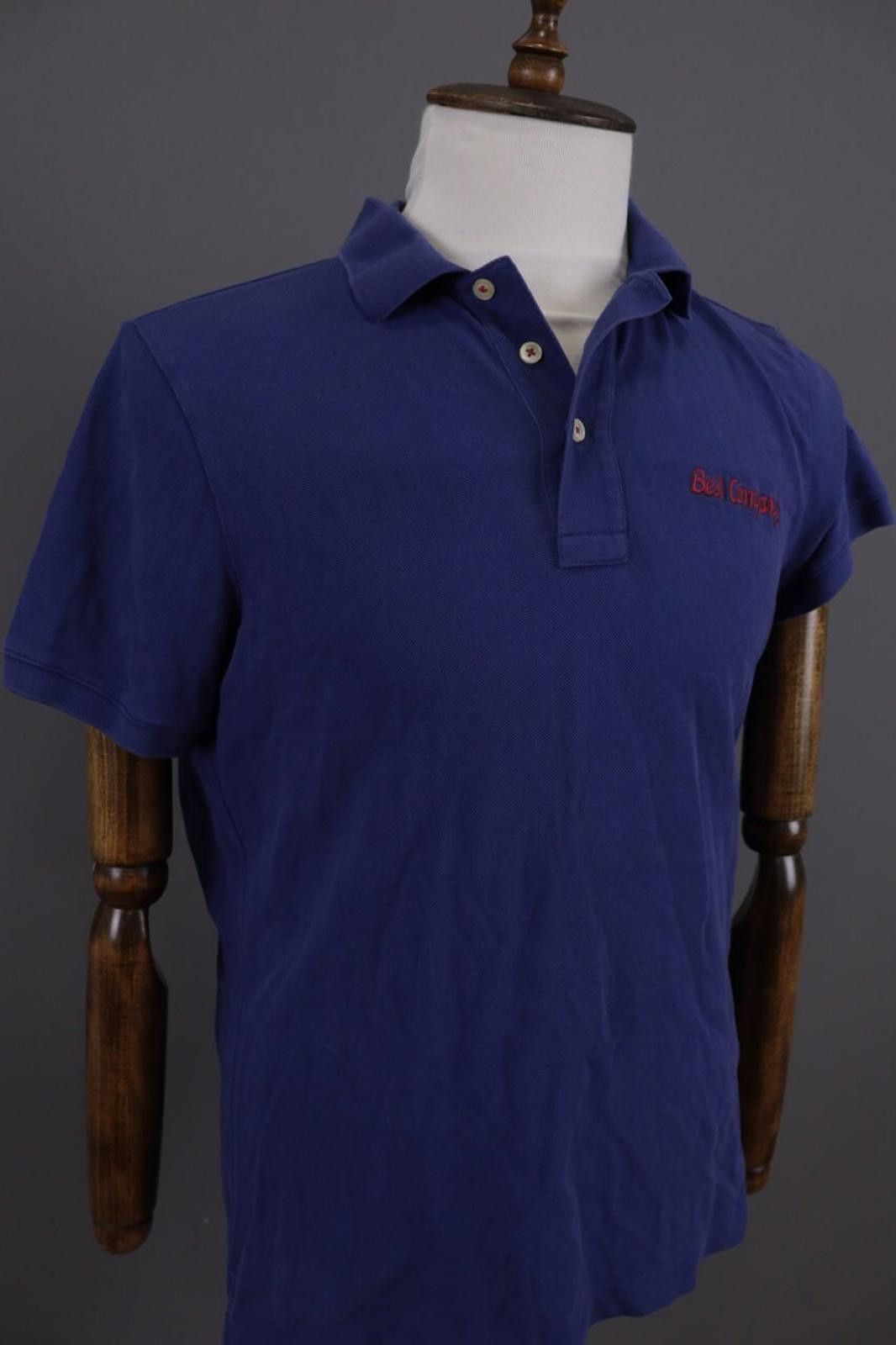 Designer Best Company Olmes Carretti SS19 Blue Polo Shirt Size L Size US L / EU 52-54 / 3 - 6 Thumbnail