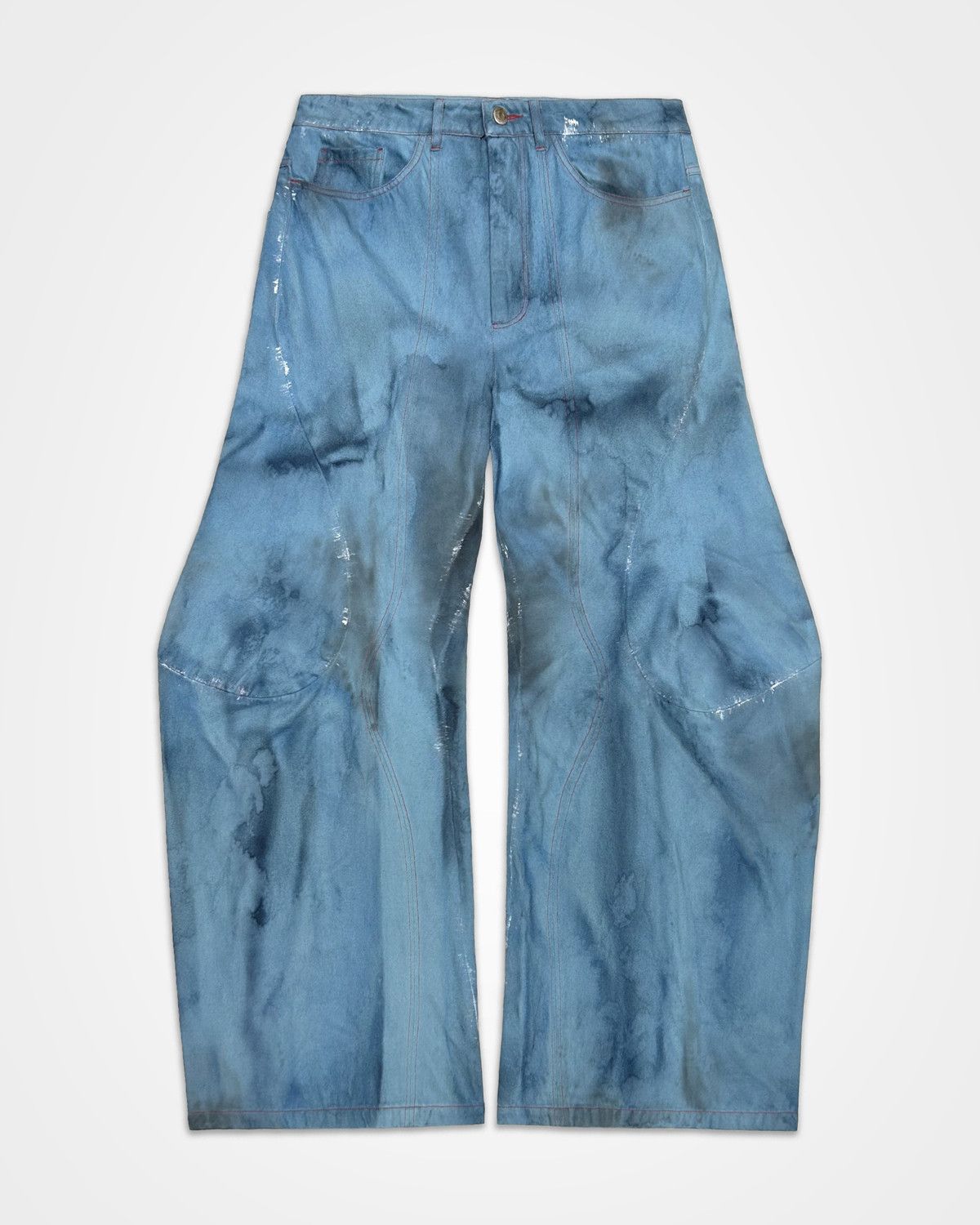 Lueder Lueder, AW24 Engineered Flare Acid Indigo Size US 32 / EU 48 - 1 Thumbnail