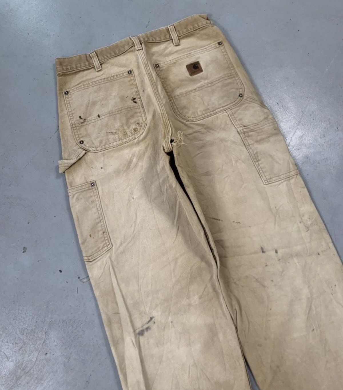 Carhartt Vintage carhartt b136 brn double knee denim Size US 32 / EU 48 - 8 Thumbnail
