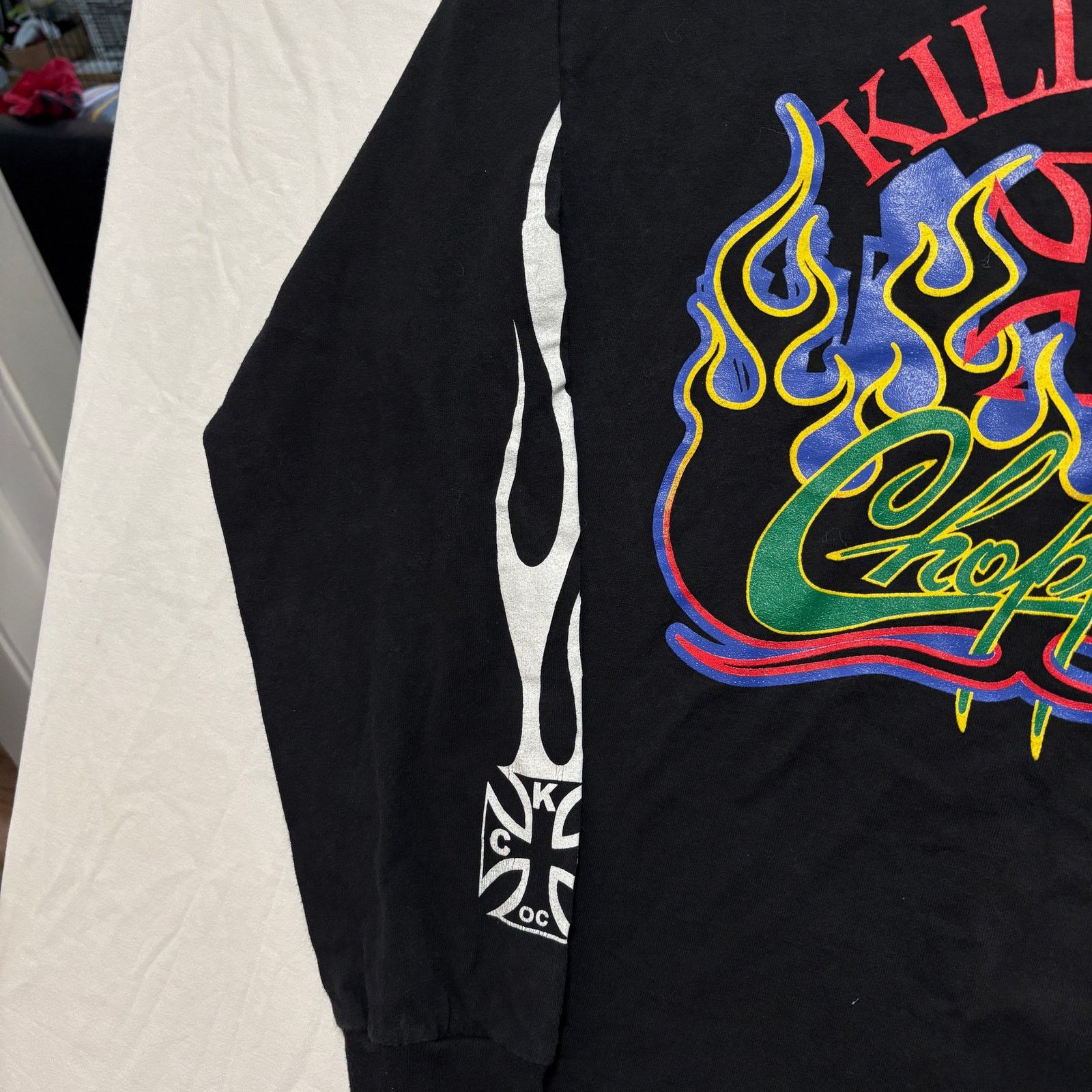 West Coast Choppers VTG Y2K West Coast Choppers Flame Hit Long Sleeve T-Shirt L Size US L / EU 52-54 / 3 - 2 Thumbnail