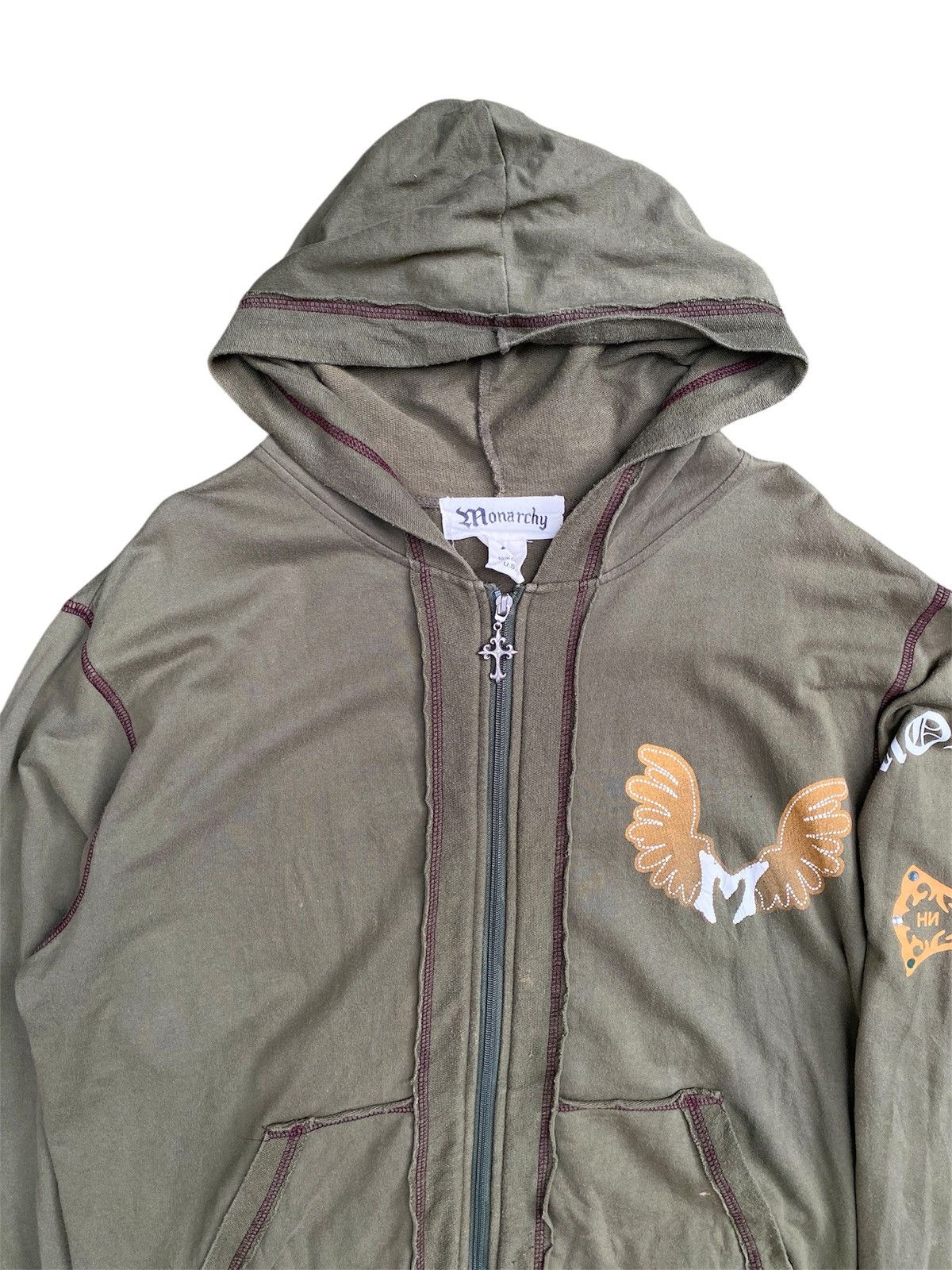 If Six Was Nine Japanese Monarchy Cross CH logo Vkei lgb kmrii style hoodie Size US XL / EU 56 / 4 - 4 Thumbnail