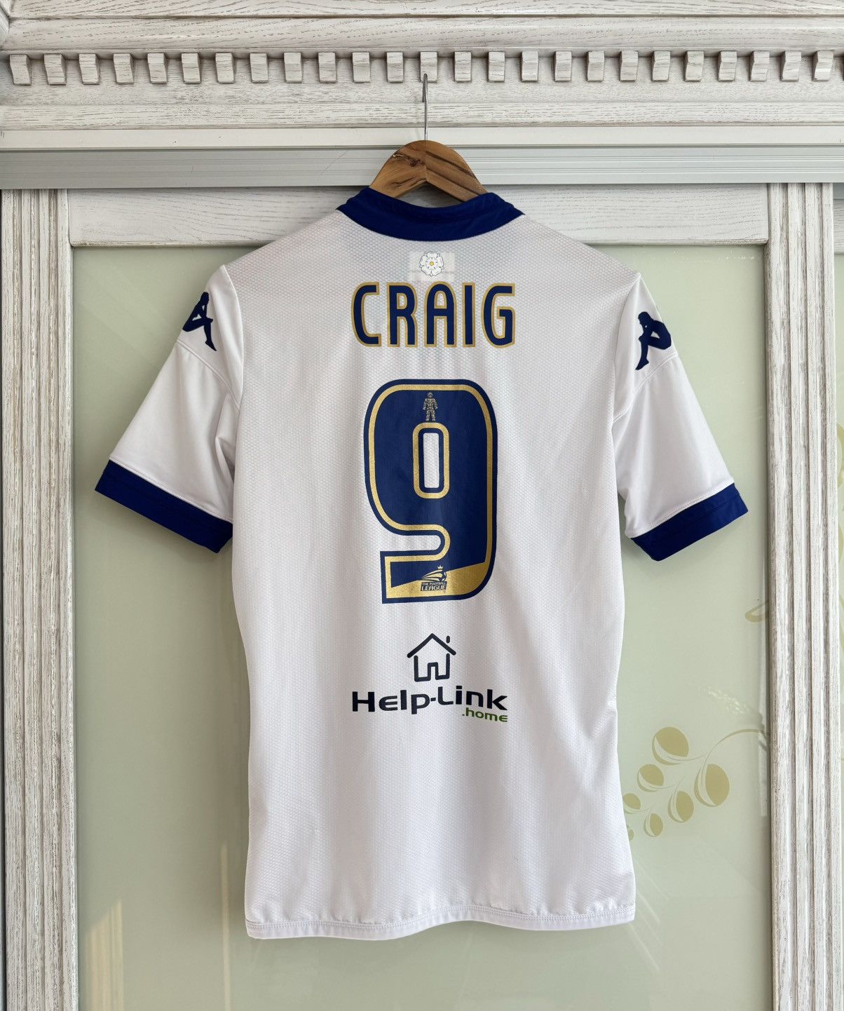 Kappa Craig #9 Leeds United 2015-2016 Player Issue Soccer Jersey Size US M / EU 48-50 / 2 - 1 Thumbnail