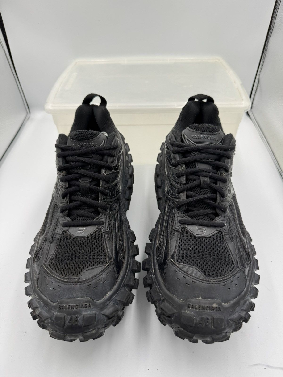 Balenciaga Size 46eu/13us Balenciaga Defender Black Size US 13 / EU 46 - 3 Thumbnail