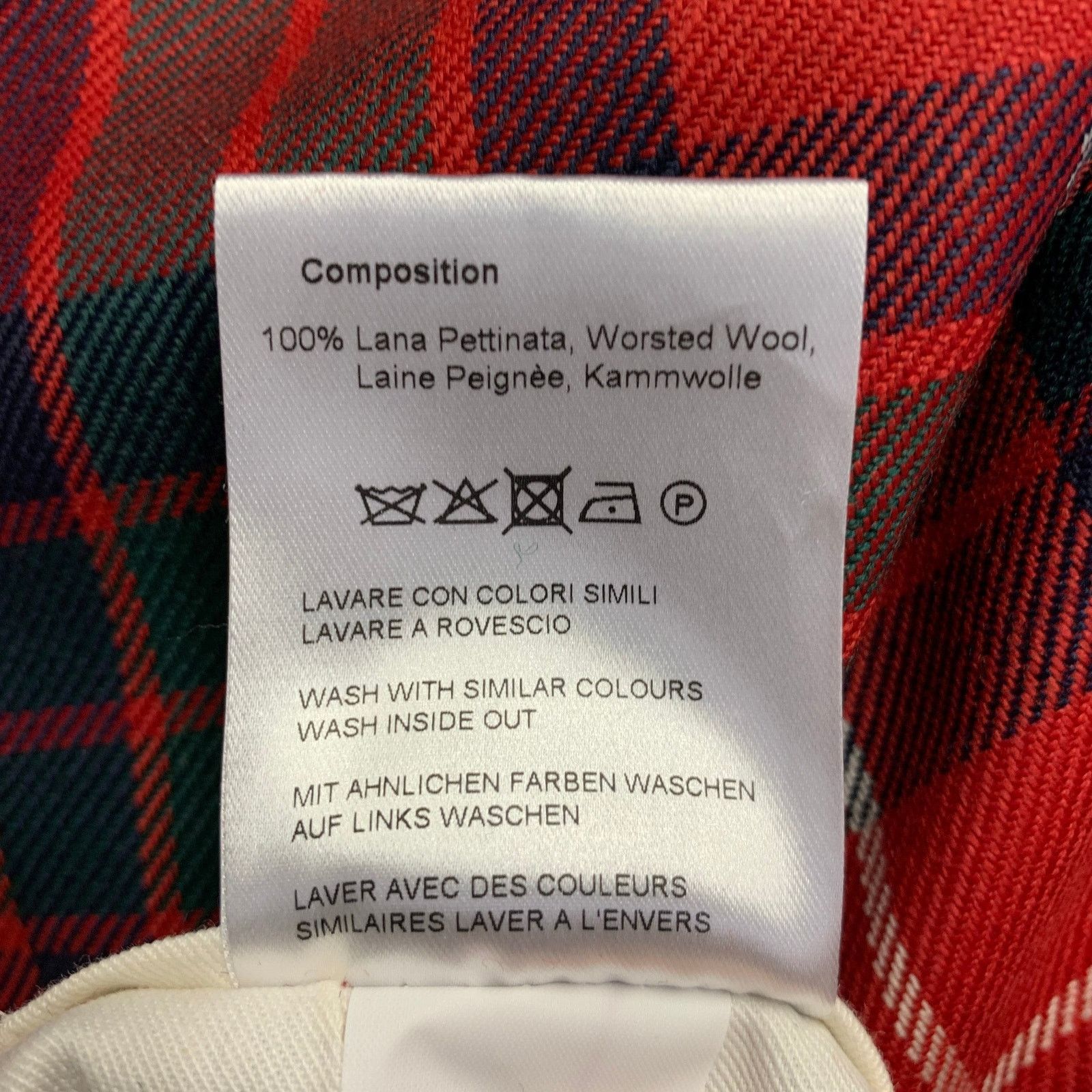 Haikure HAIKURE Louisiana Multi Color Plaid Pleated Zip Dress Pants Size US 28 / EU 44 - 6 Thumbnail