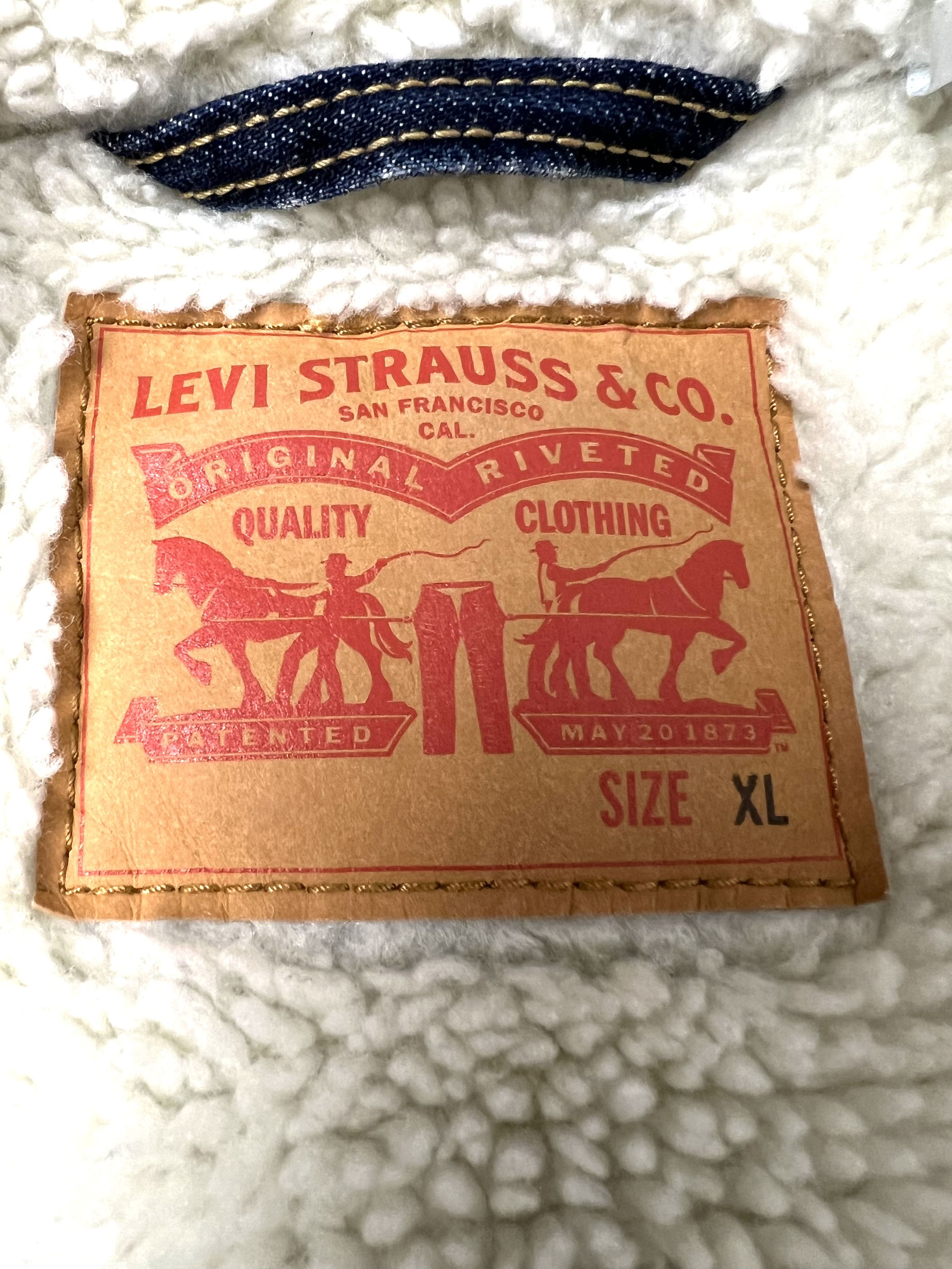 Levi's LEVI'S SHERPA LINED DENIM TRUCKER JACKET SIZE XL Size US XL / EU 56 / 4 - 16 Thumbnail