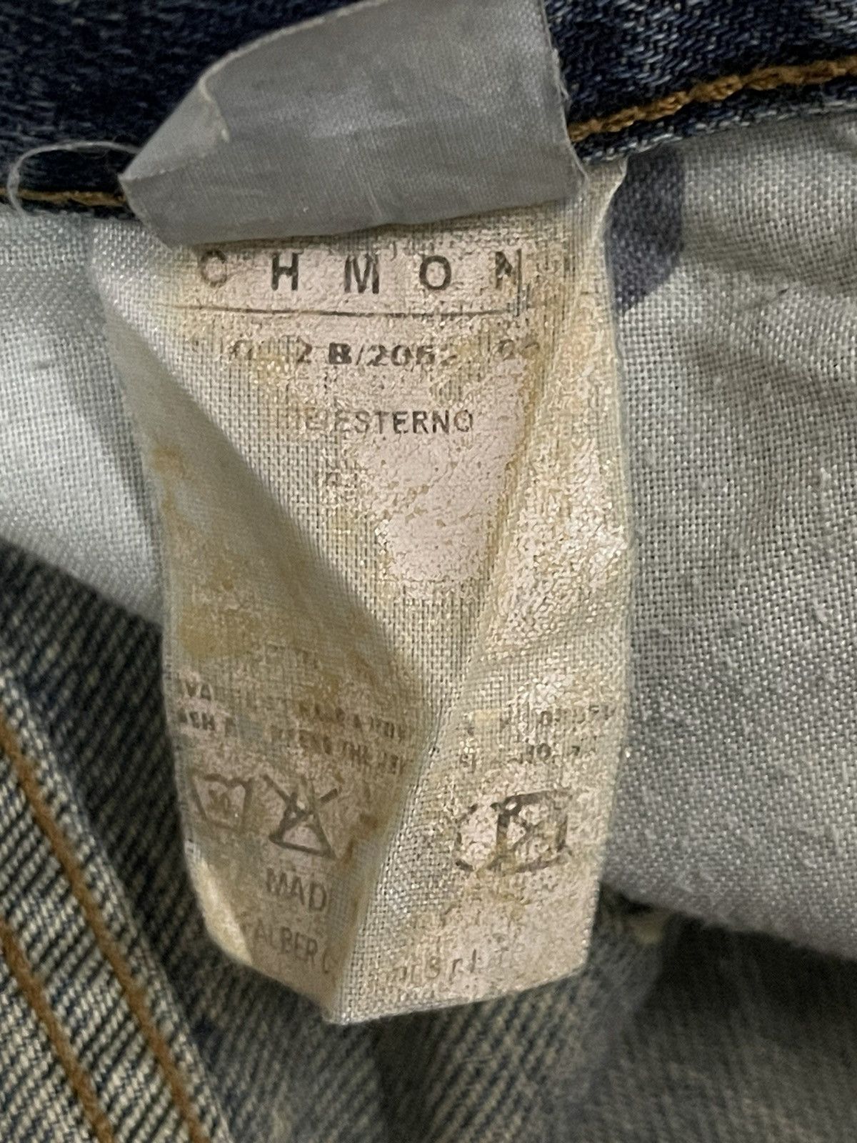 Richmond Denim Vintage Richmond Denim Blue Wash Distress Baggy Jeans Size US 31 - 10 Thumbnail